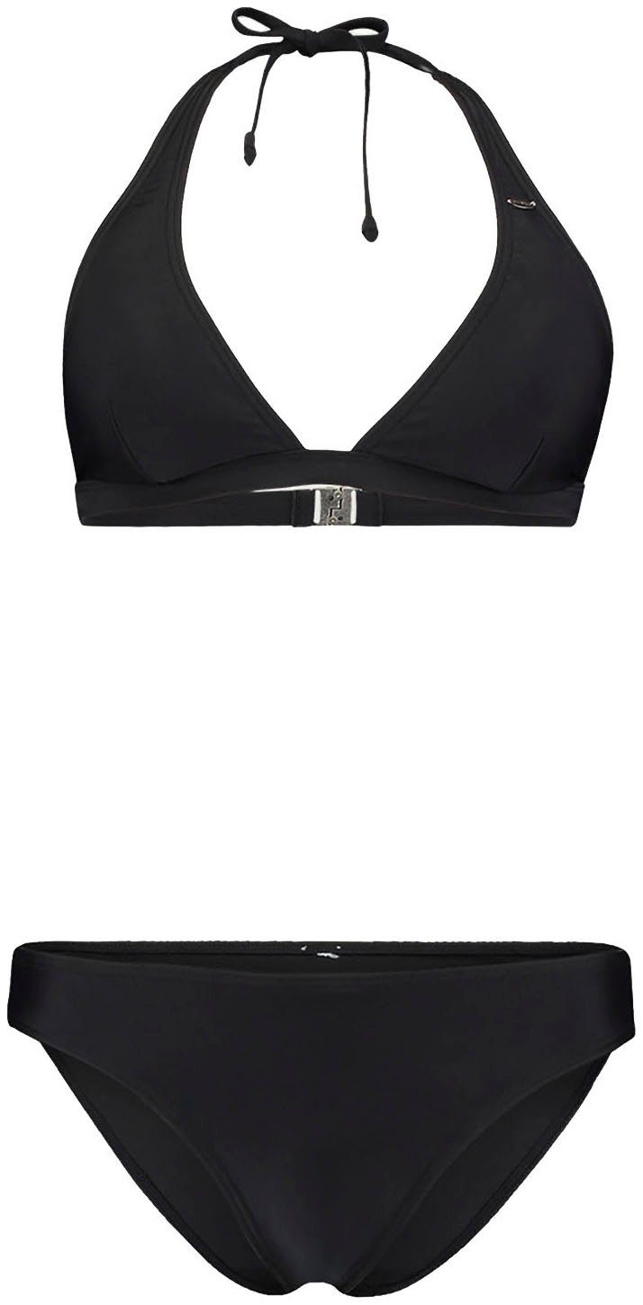 O'Neill Triangel-Bikini ESSENTIALS MARIA CRUZ BIKINI SET mit Verschluss und Bindeband Black Out