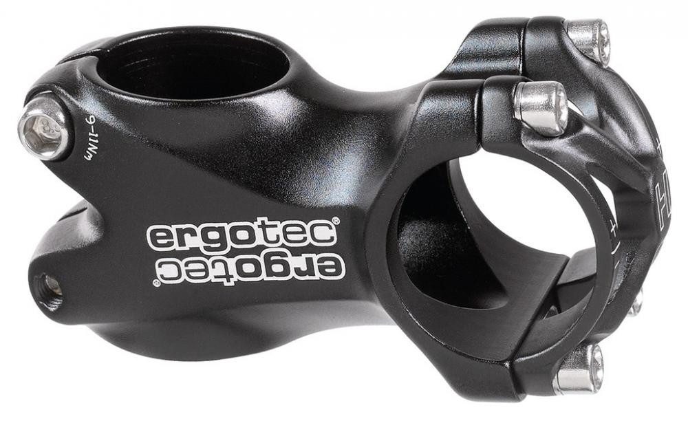 Fahrradlenker Ergotec AHEAD Vorbau Piranha Alu schwarz 1 1/8\" Ø 31,8mm 50mm 6°