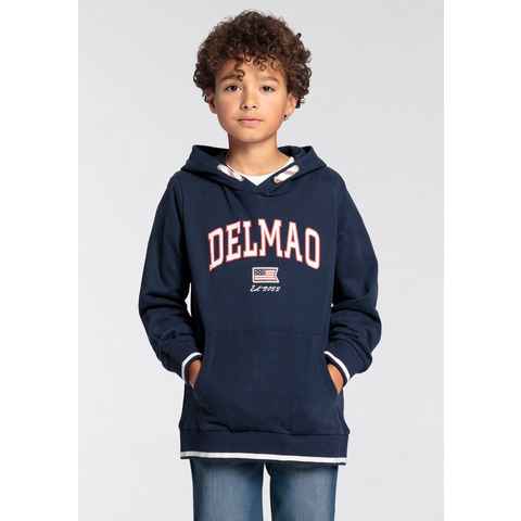 DELMAO Kapuzensweatshirt für Jungen, Logo-Sweathirt der neuen Marke Delmao