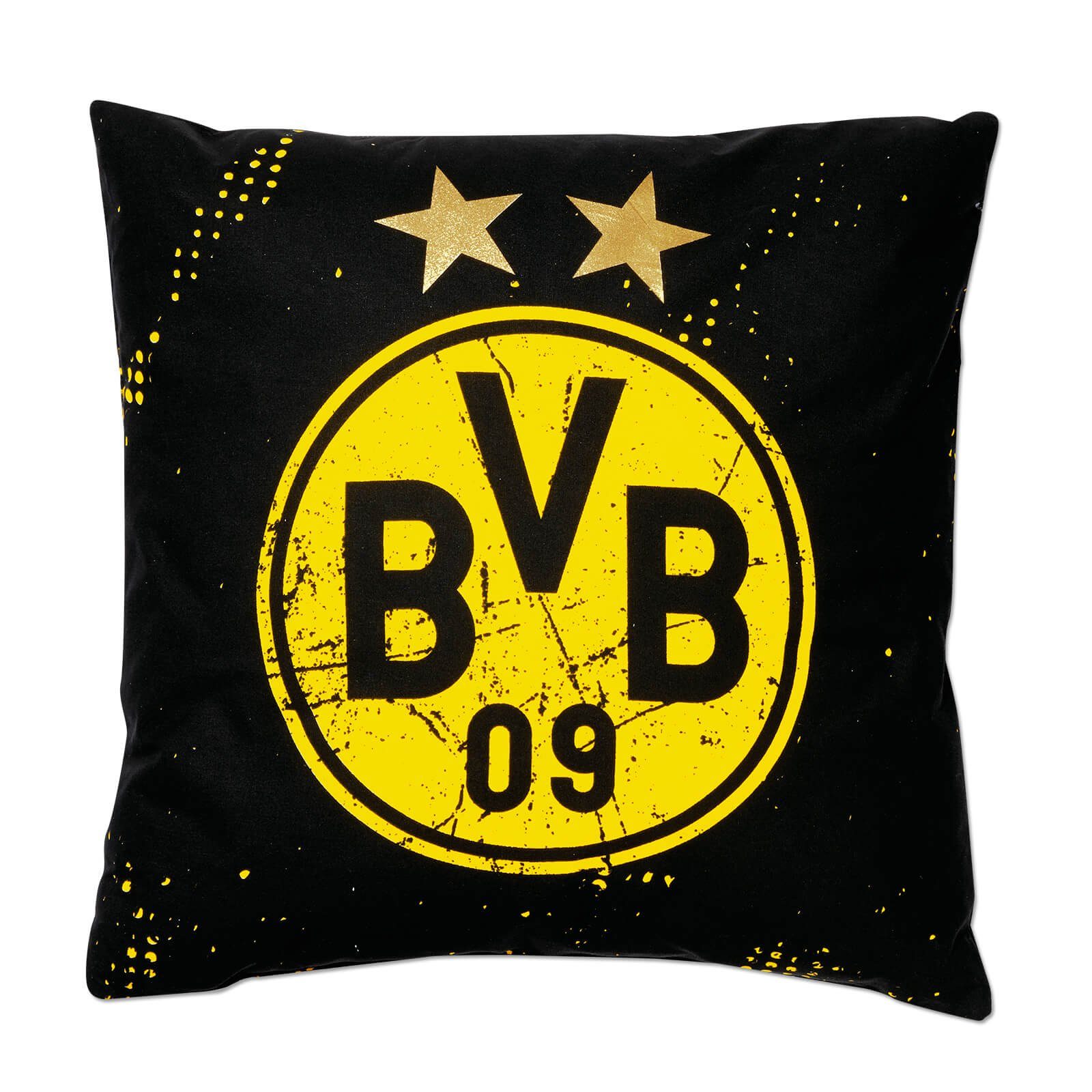 Kopfkissen BVB-Kissen Sterne, BVB, Füllung: Oberstoff 100% Baumwolle, Füllung 100 % Polyester, Bezug: 100% Baumwolle, Rückenschläfer