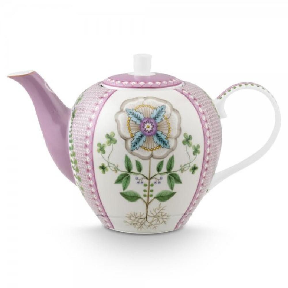PiP Studio Kanne Teekanne Lily & Lotus Tiles Lila (1600ml)