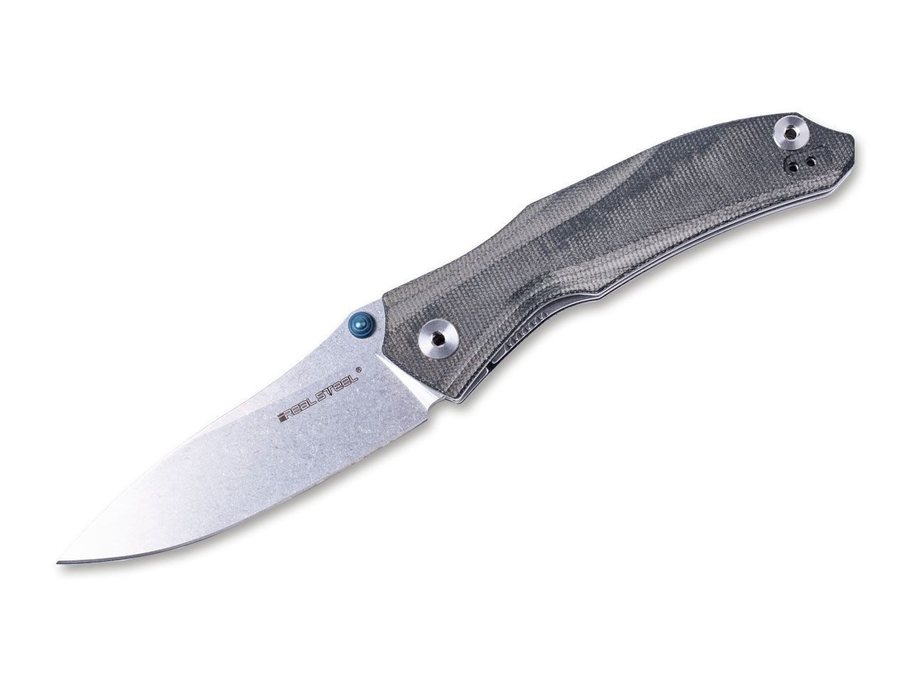 Real Steel Taschenmesser Taschenmesser Horus Micarta Black
