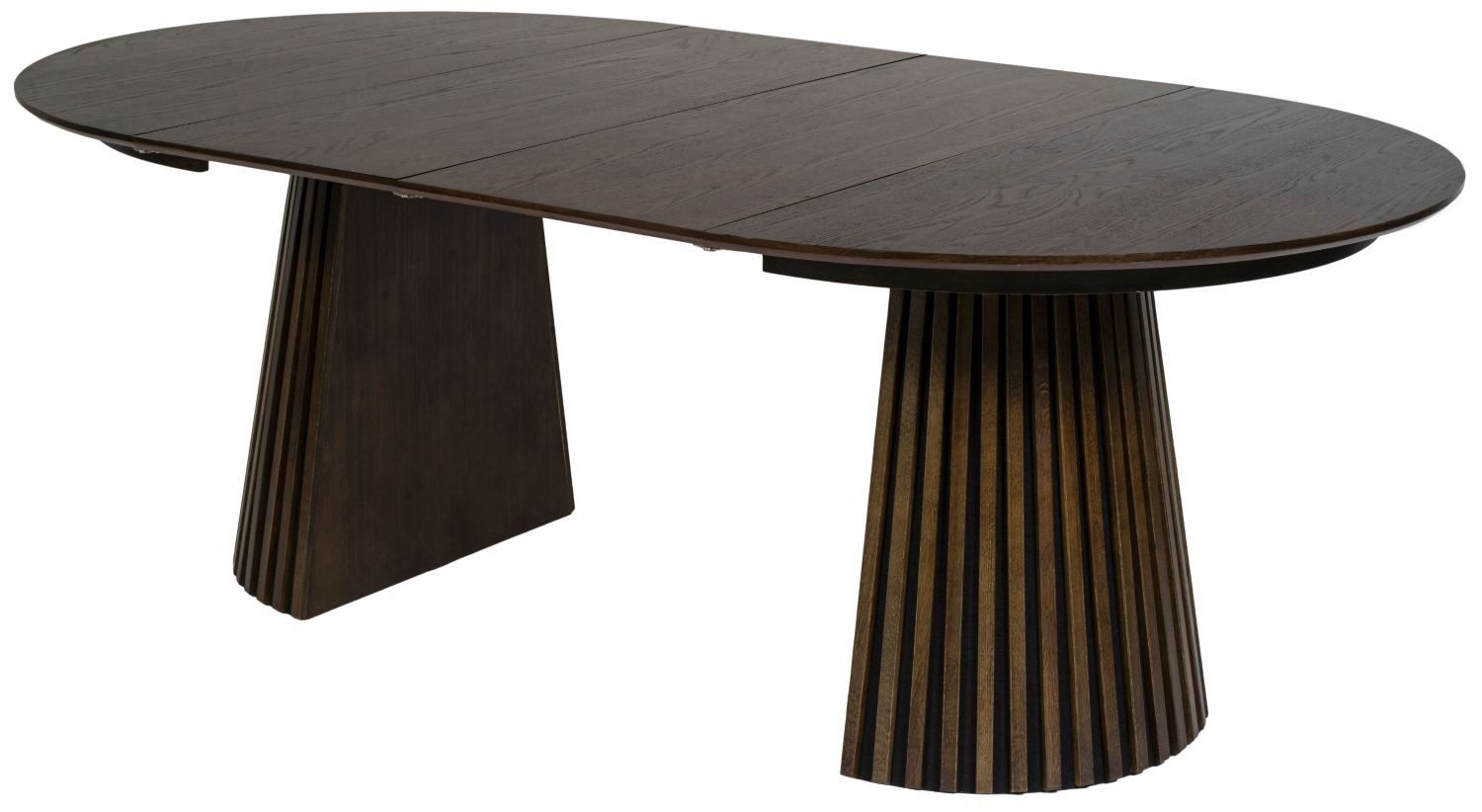 bene living Esstisch Barletta - oval 210 x 120 cm - Eichenholz smoked-braun günstig online kaufen