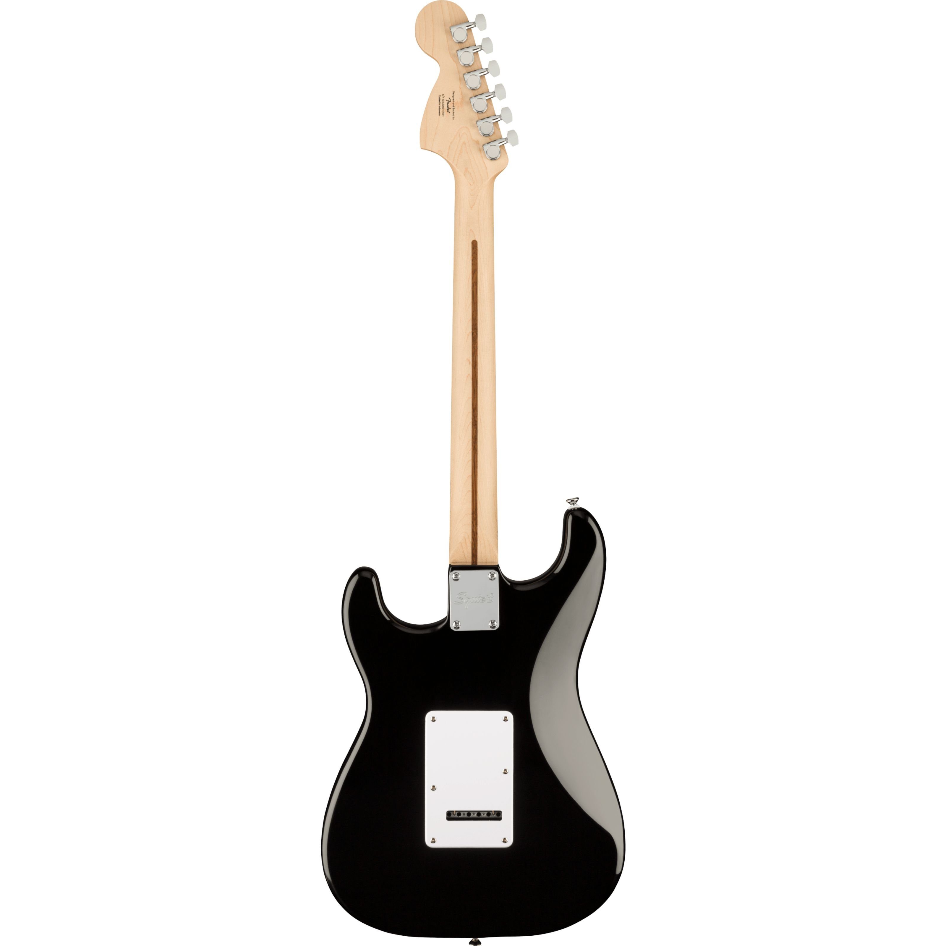 Squier E-Gitarre, E-Gitarren, ST-Modelle, Affinity Series Stratocaster MN Black - E-Gitarre