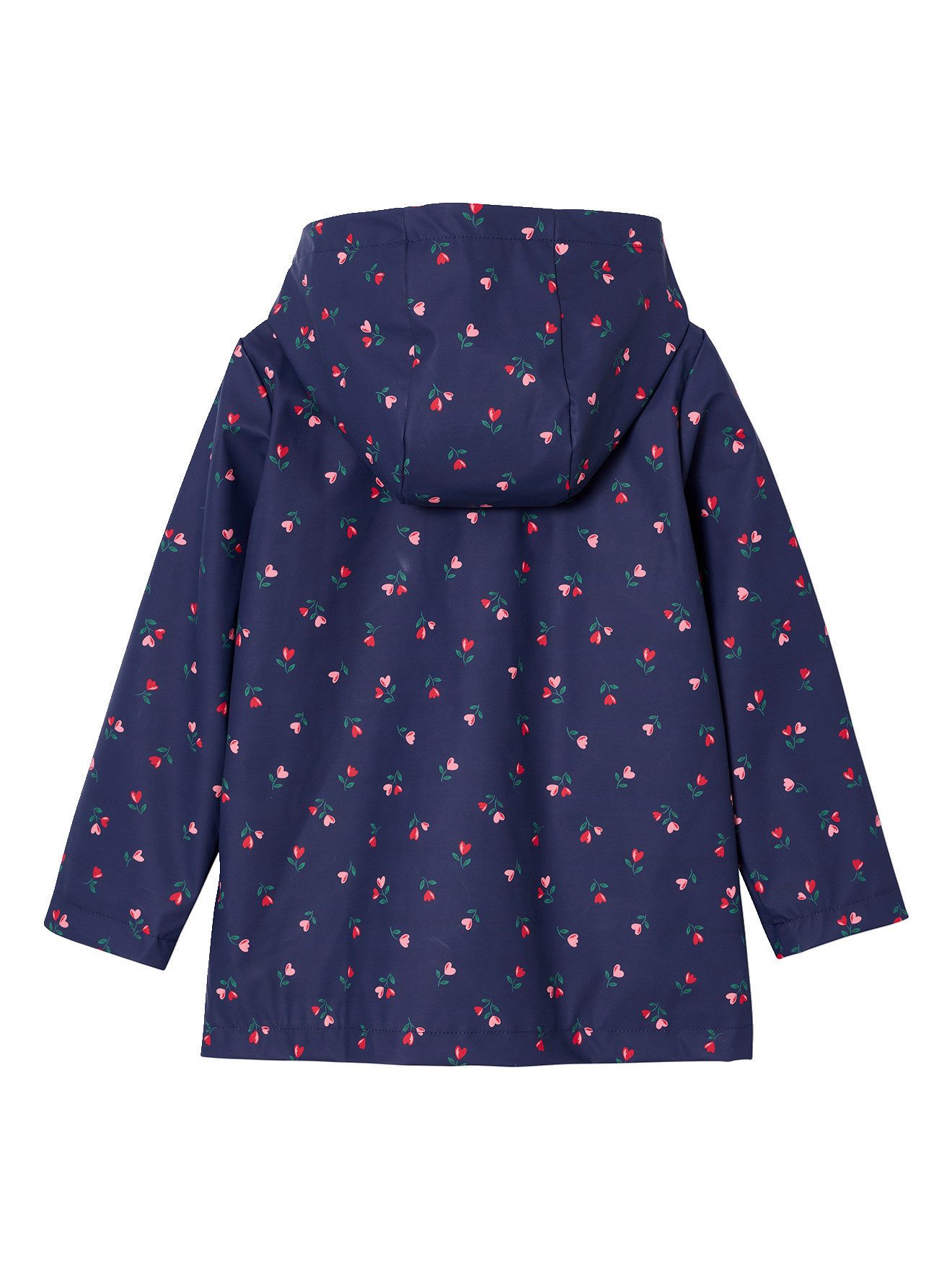 vertbaudet Regenjacke Mädchen Regenjacke mit Kapuze und Print – Bild 2 von 5