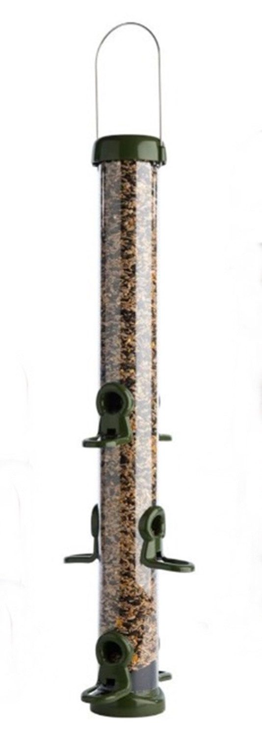 Schwegler Vogelhaus Futtersäule Ring-Pull Click maxi grün Inhalt 1,5 L Höhe 71 cm