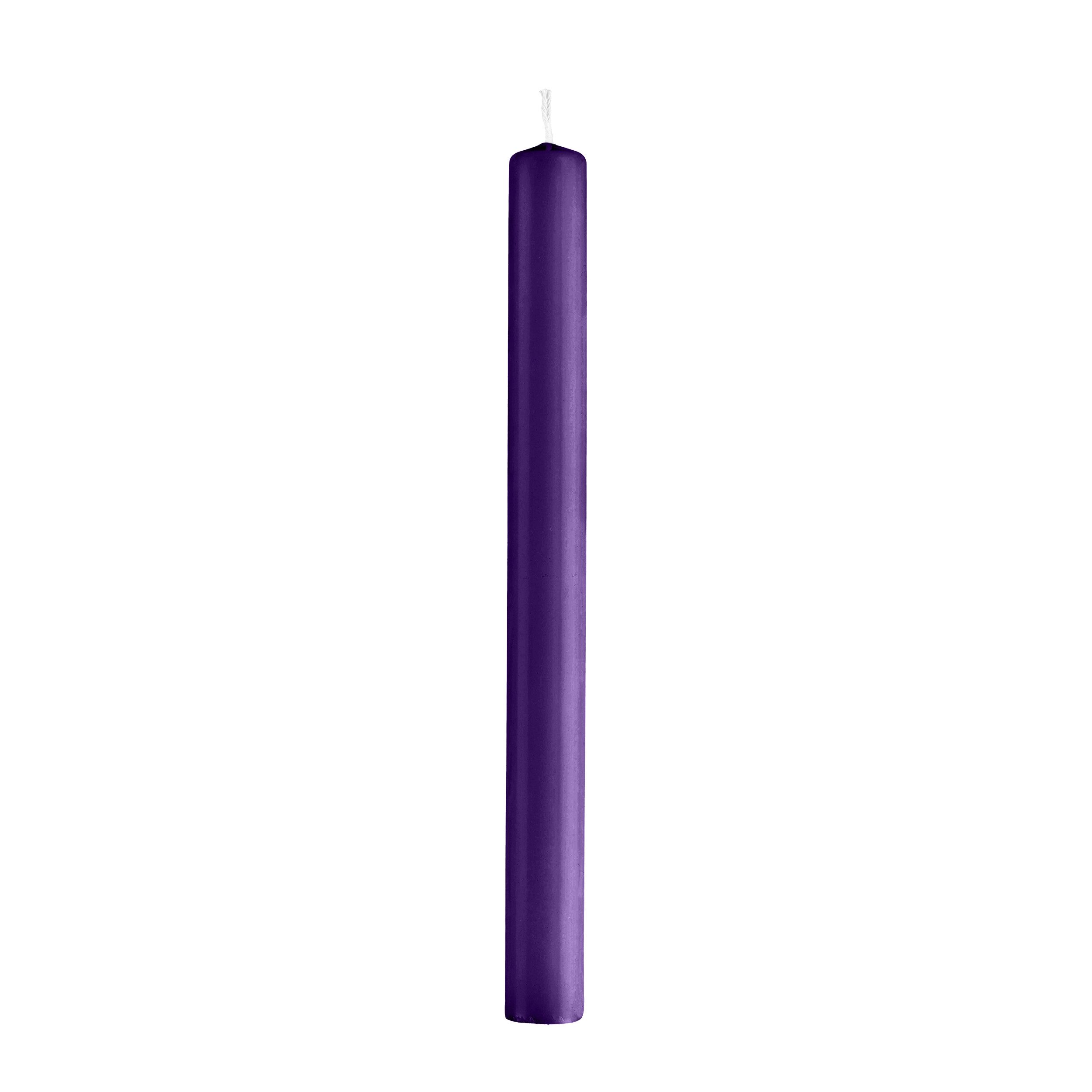 Kopschitz Kerzen Tafelkerze Stabkerzen Lila 300 x Ø 30 mm, 6 Stück
