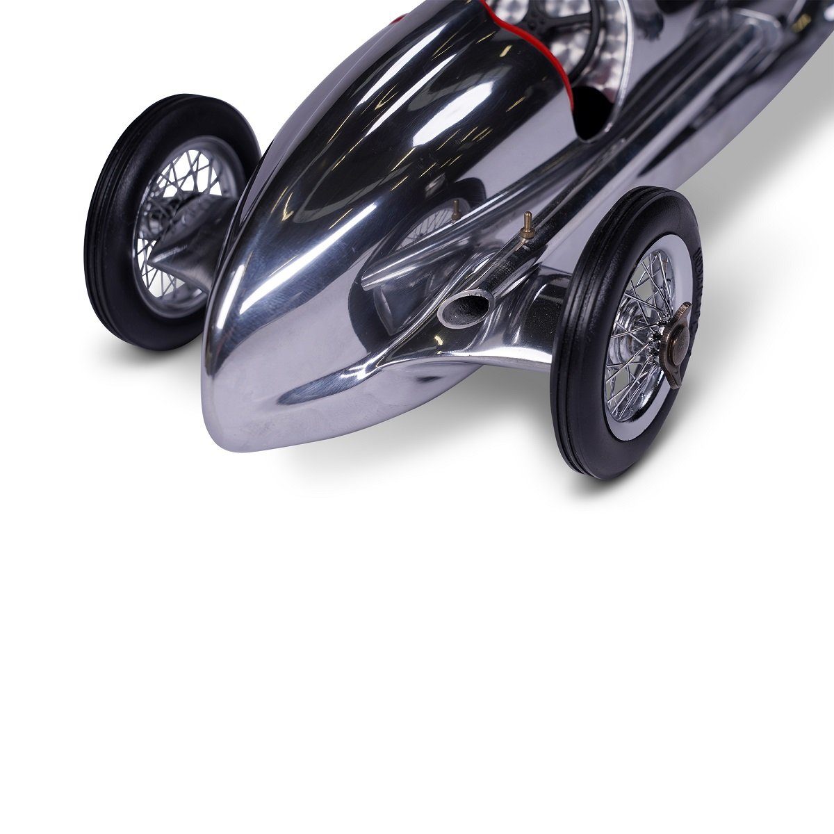 Linoows Dekoobjekt Mercedes Silberpfeil, Modell Sitz, Car mit Rennwagen, W25 Mercedes Rennwagen rotem Modellauto, Spindizzy