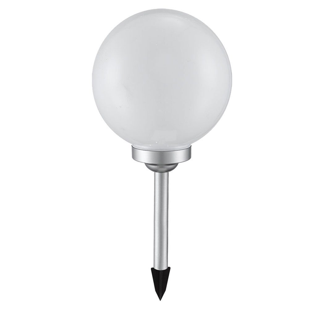 GLOBO LIGHTING LED Solarleuchte, LED-Leuchtmittel fest verbaut, Warmweiß, LED Solar Leuchten Garten Weg Steck Beleuchtung Außen Wand