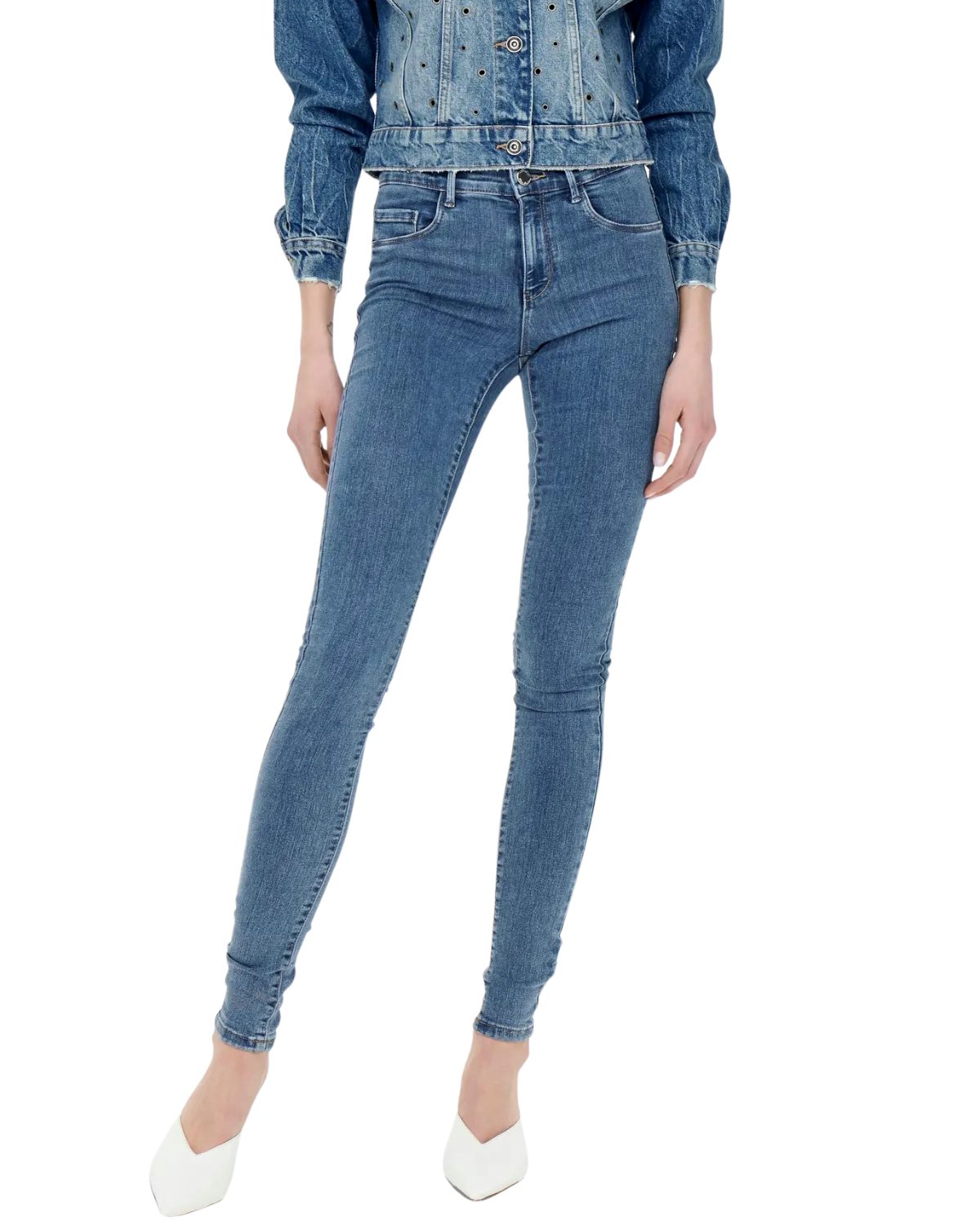 ONLY Skinny-fit-Jeans Mid Waist Hose günstig online kaufen