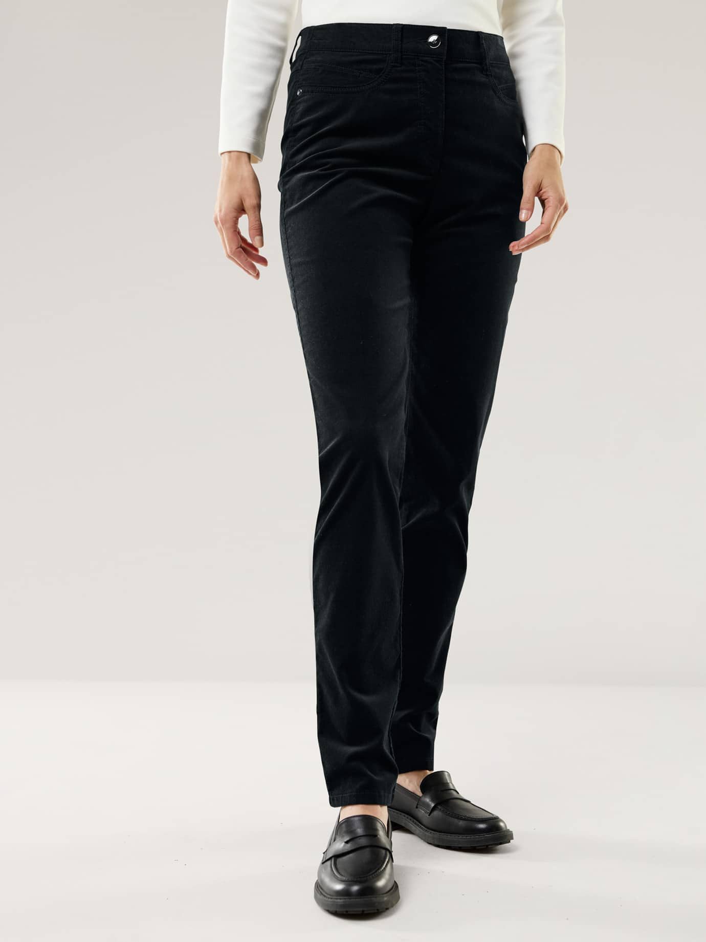 Walbusch Cordhose Damen Five Pocket Cordhose atmungsaktiv