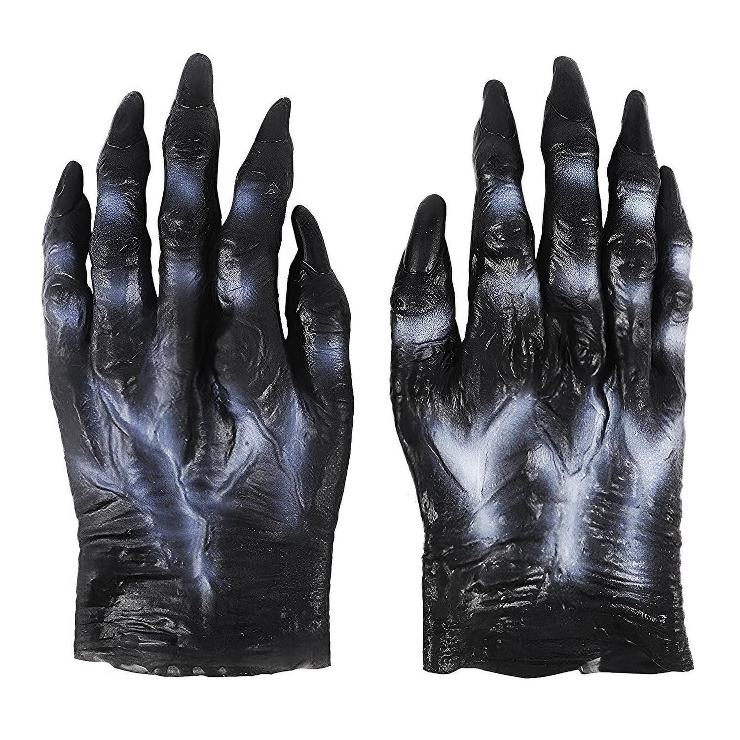LuxusKollektion Monster-Kostüm Halloween Handschuhe Skelett Krallen