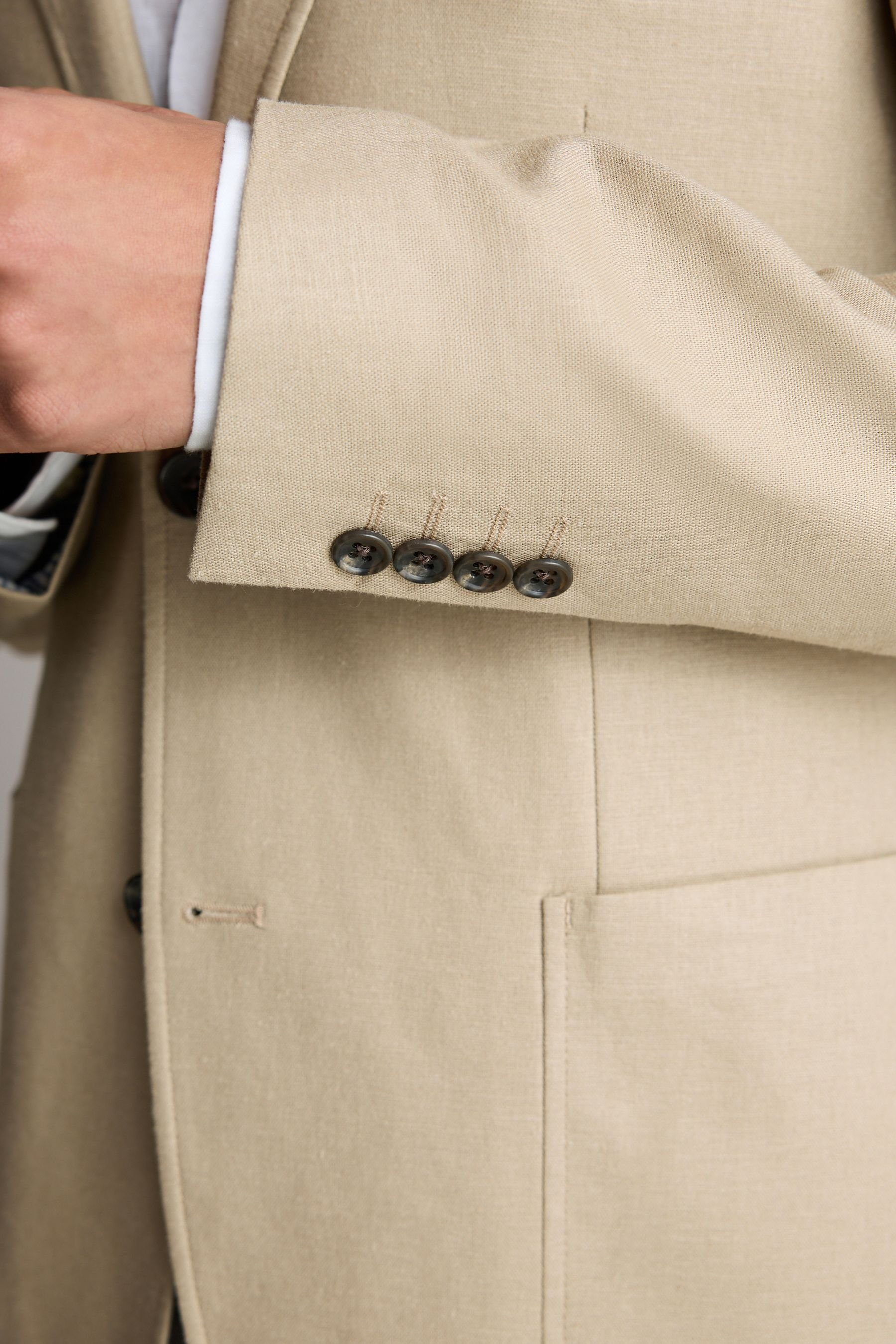 Next Leinensakko Blazer aus Leinengemisch (1-tlg)