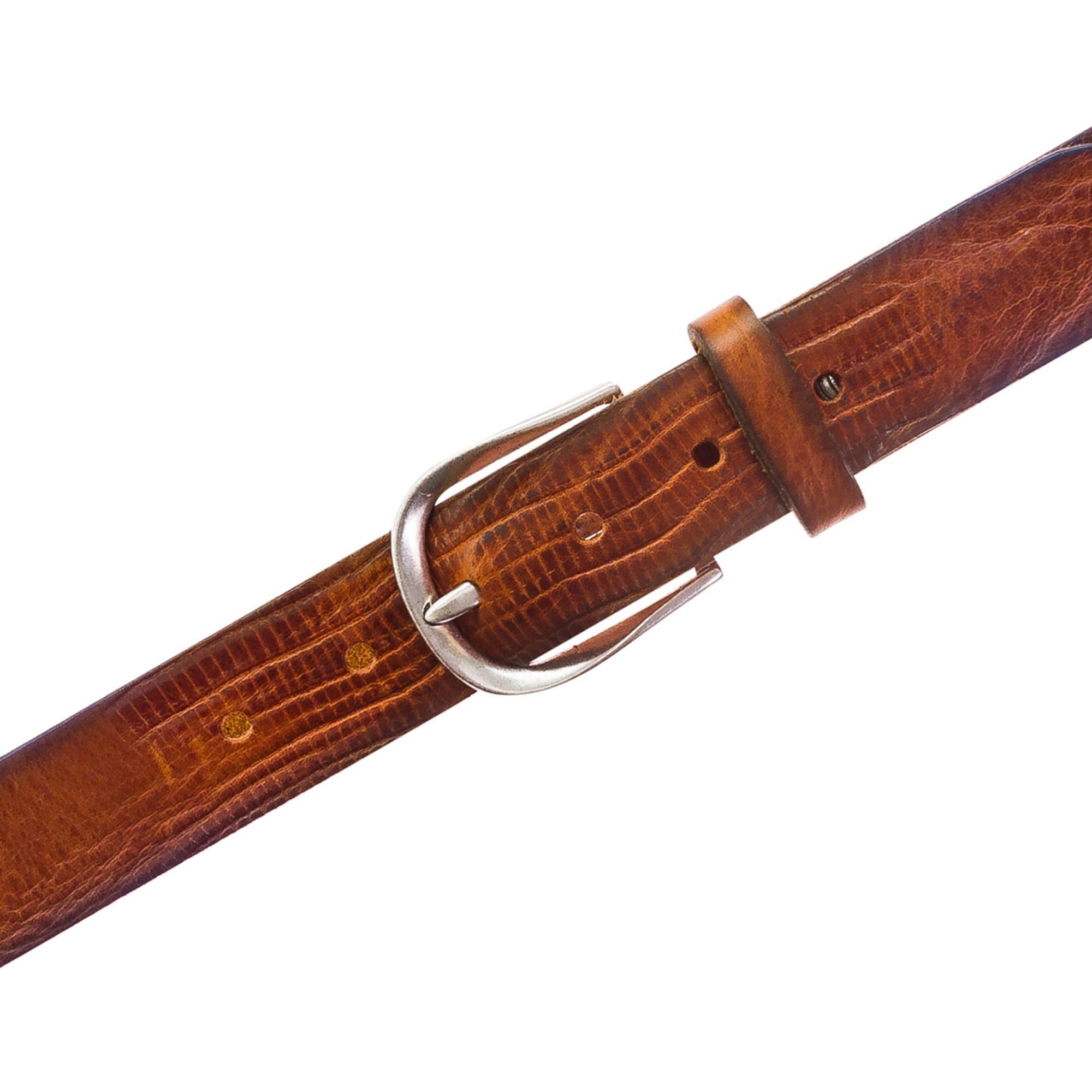 b.belt Ledergürtel Dornschließe