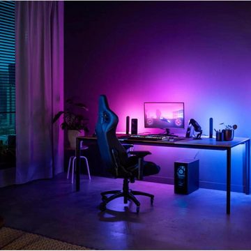 Philips Hue LED Stripe White & Color Ambiance Lightstrip Play Gradient PC 24-27 in Schwarz, 1-flammig, LED Streifen
