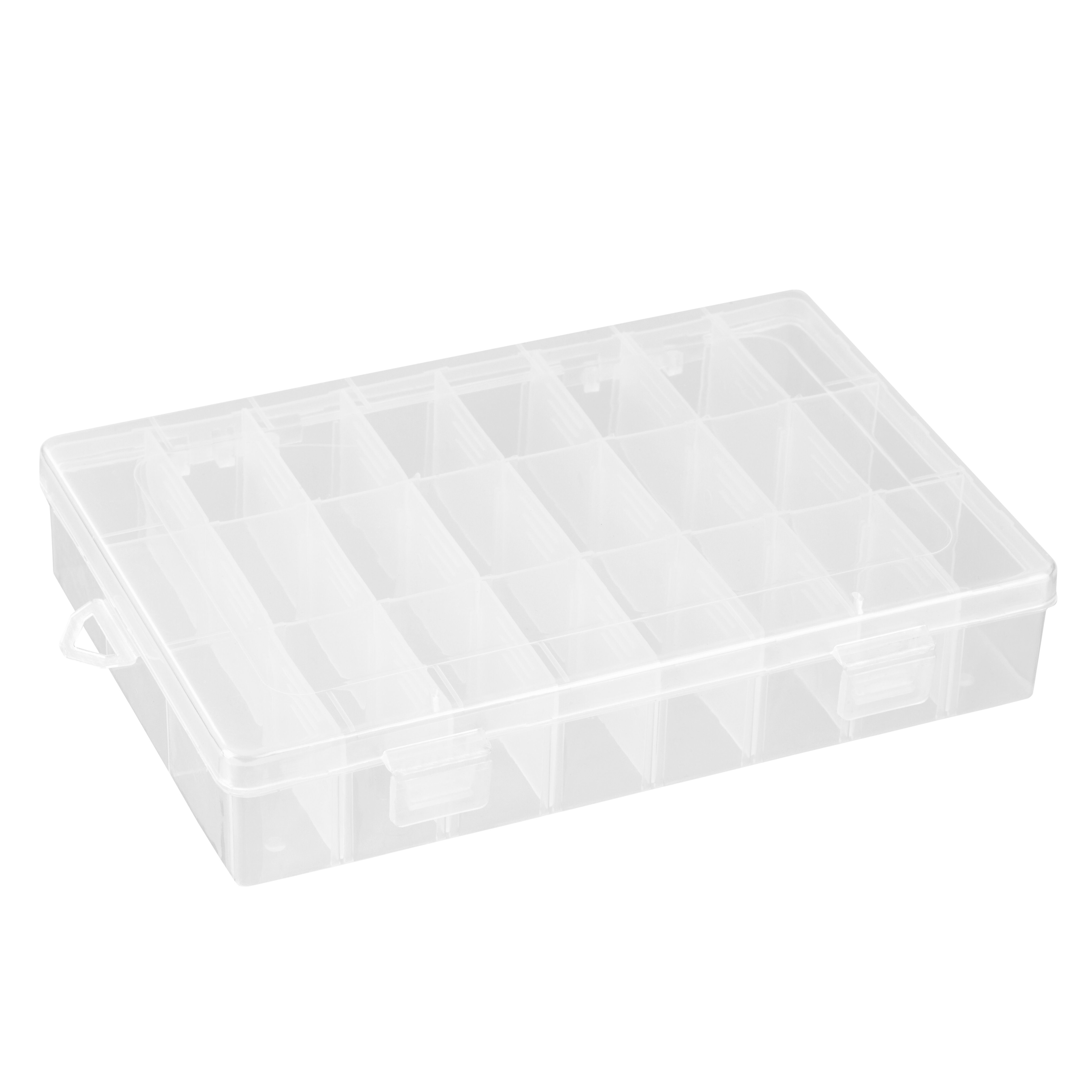 baytronic Transportbehälter baytronic Plastikbox mit 24 Fächern 195 x 130 x 35 mm (Bulk)