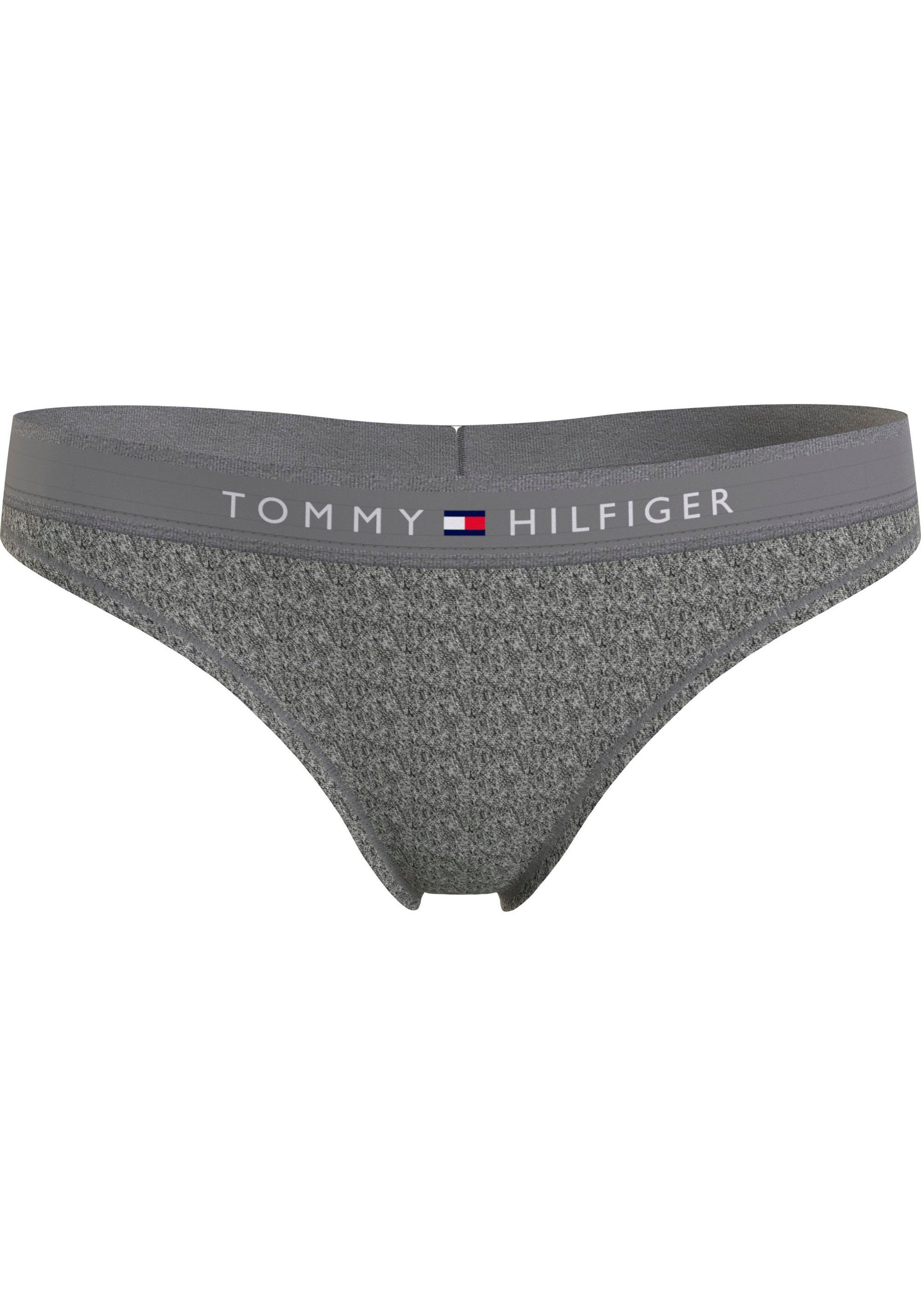 Tommy Hilfiger Underwear T-String THONG (EXT SIZES) mit Tommy Hilfiger Logobund Dark_Grey_Ht