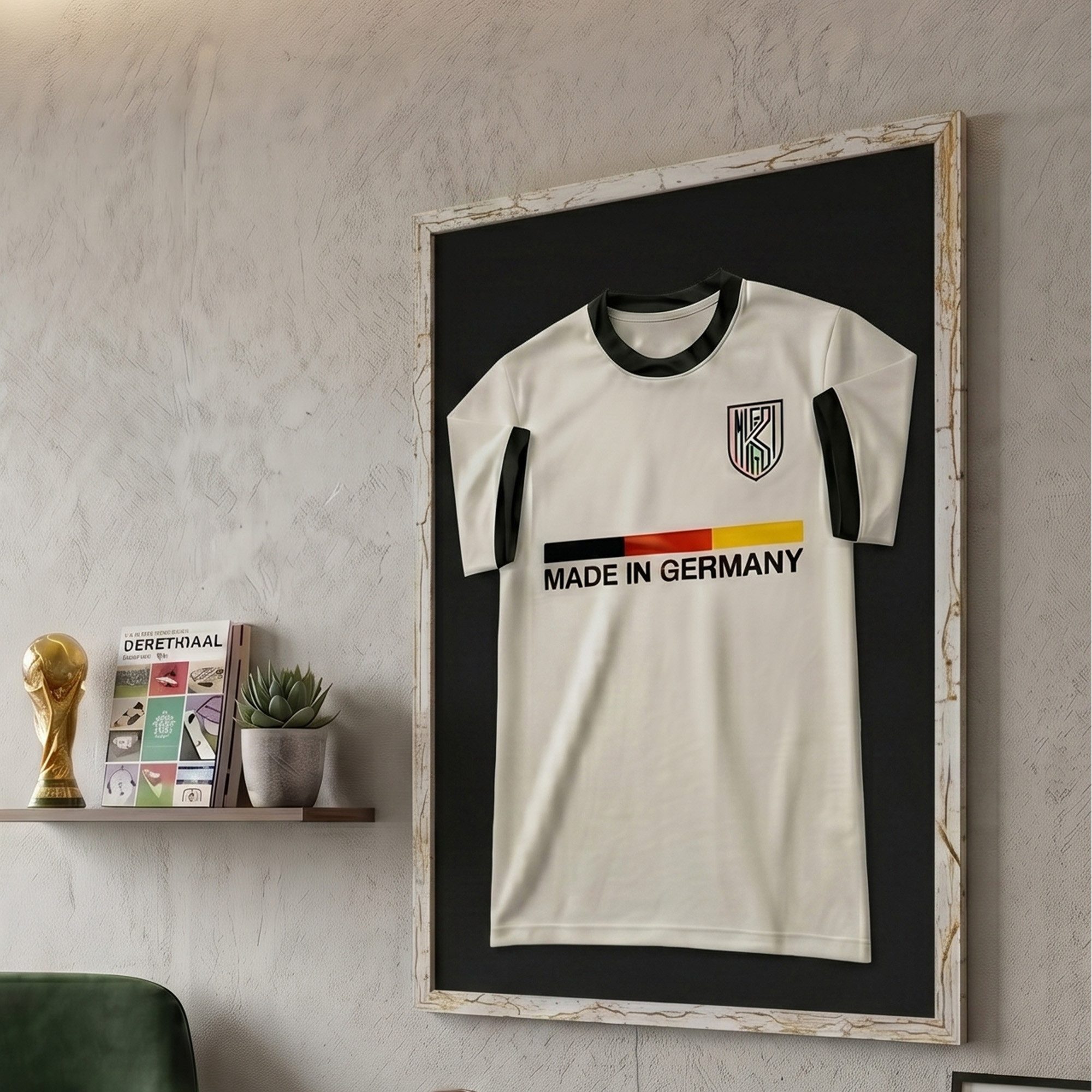 K-Möbel Trikot Rahmen, Echtholz Rahmen, Made in Germany