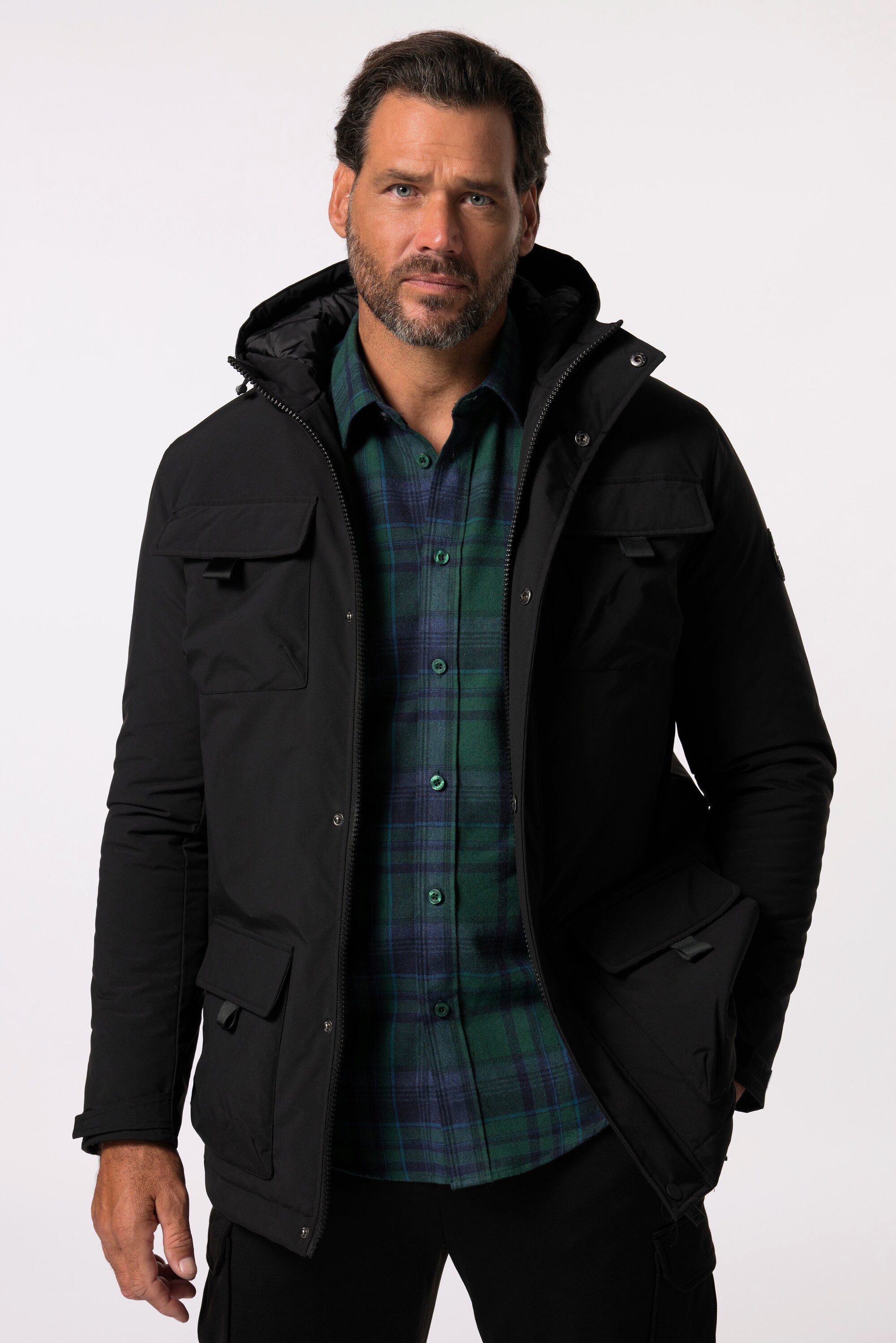 Parka JP 1880 Fieldjacket Outdoor windabweisend Kapuze