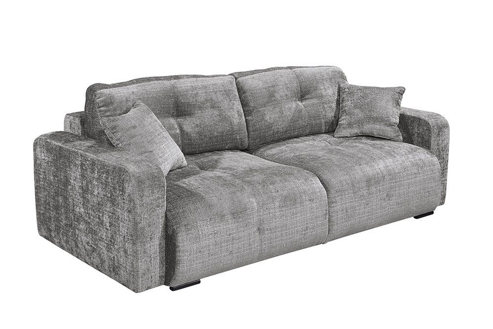 riess-ambiente Schlafsofa DIAMOND 235cm silbergrau - günstig online kaufen