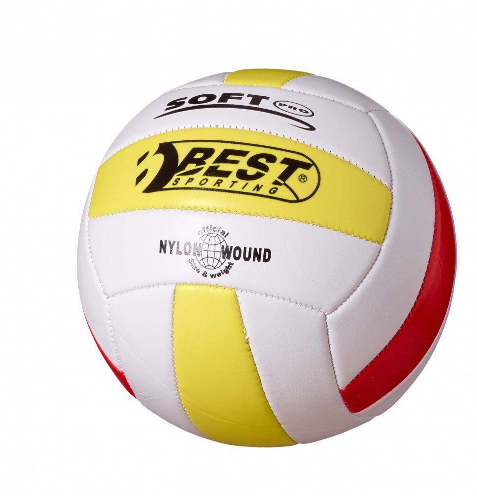 Best Sporting Volleyball weiß/gelb/rot