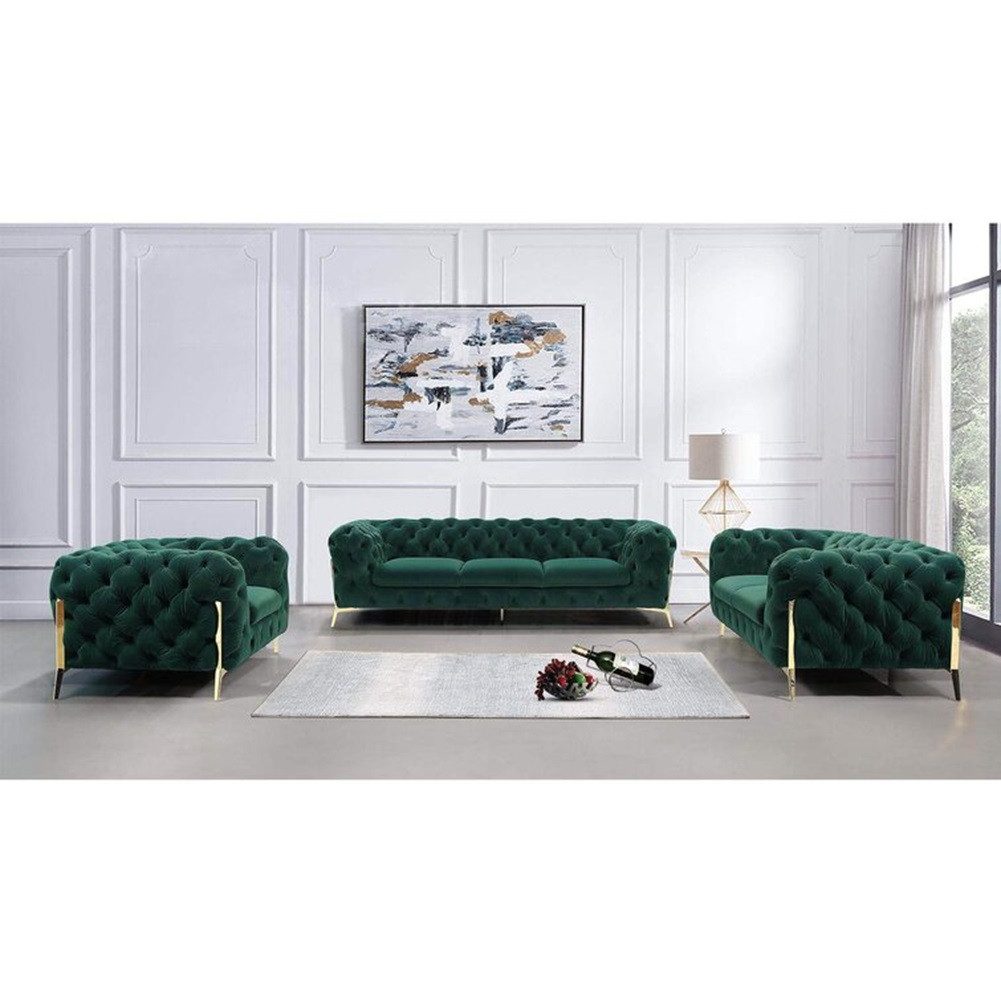 S-Style Möbel Polstergarnitur Ashley 3+2+1, Chesterfield günstig online kaufen