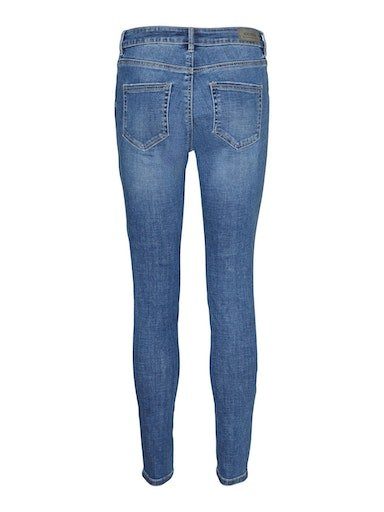 Vero Moda Skinny-fit-Jeans VMFLASH MR SKINNY JEANS LI347 NOOS Baumwollmischung mit Stretch, regular waist, skinny fit