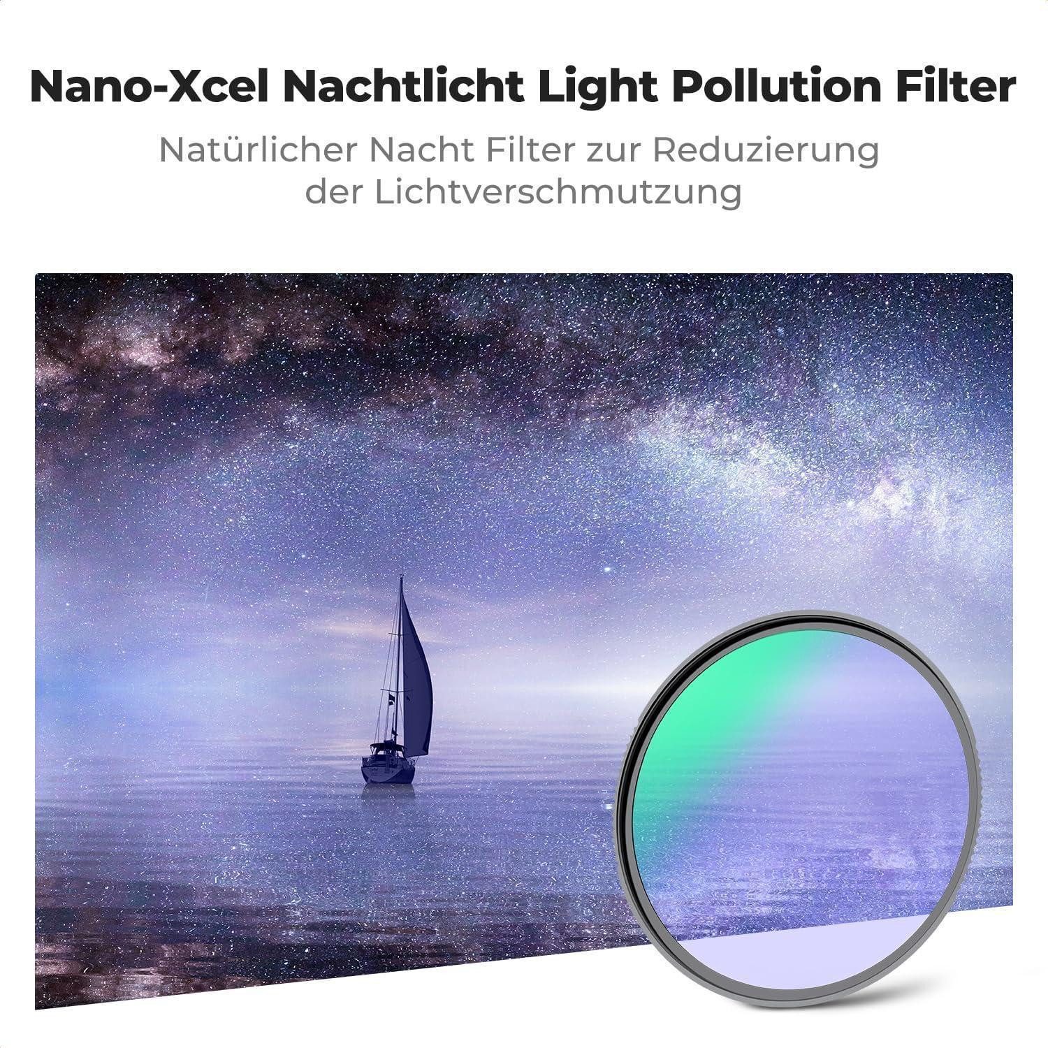LuxusKollektion Filter Astrofotografie Nachtaufnahmen Nachtlicht Astroklar 58mm Sternfilter
