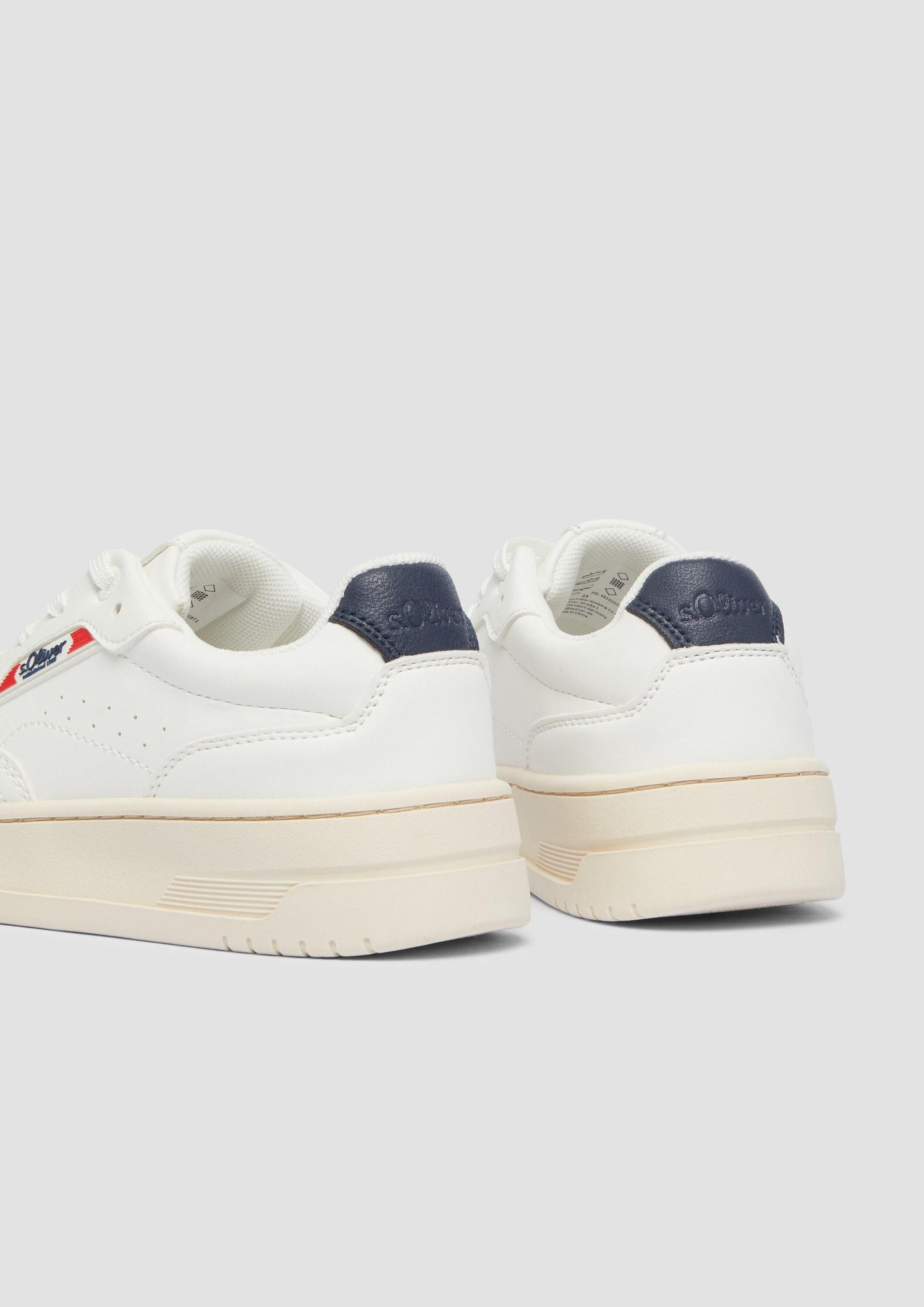 s.Oliver Sneakers Sneaker Sneaker in Leder-Optik