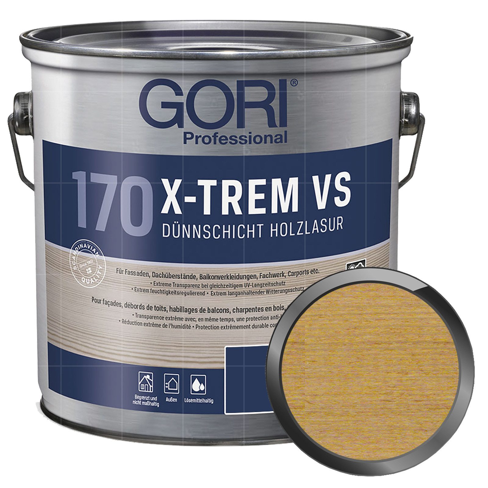 GORI Holzschutzlasur 170 X-Trem VS - 2.5 Ltr