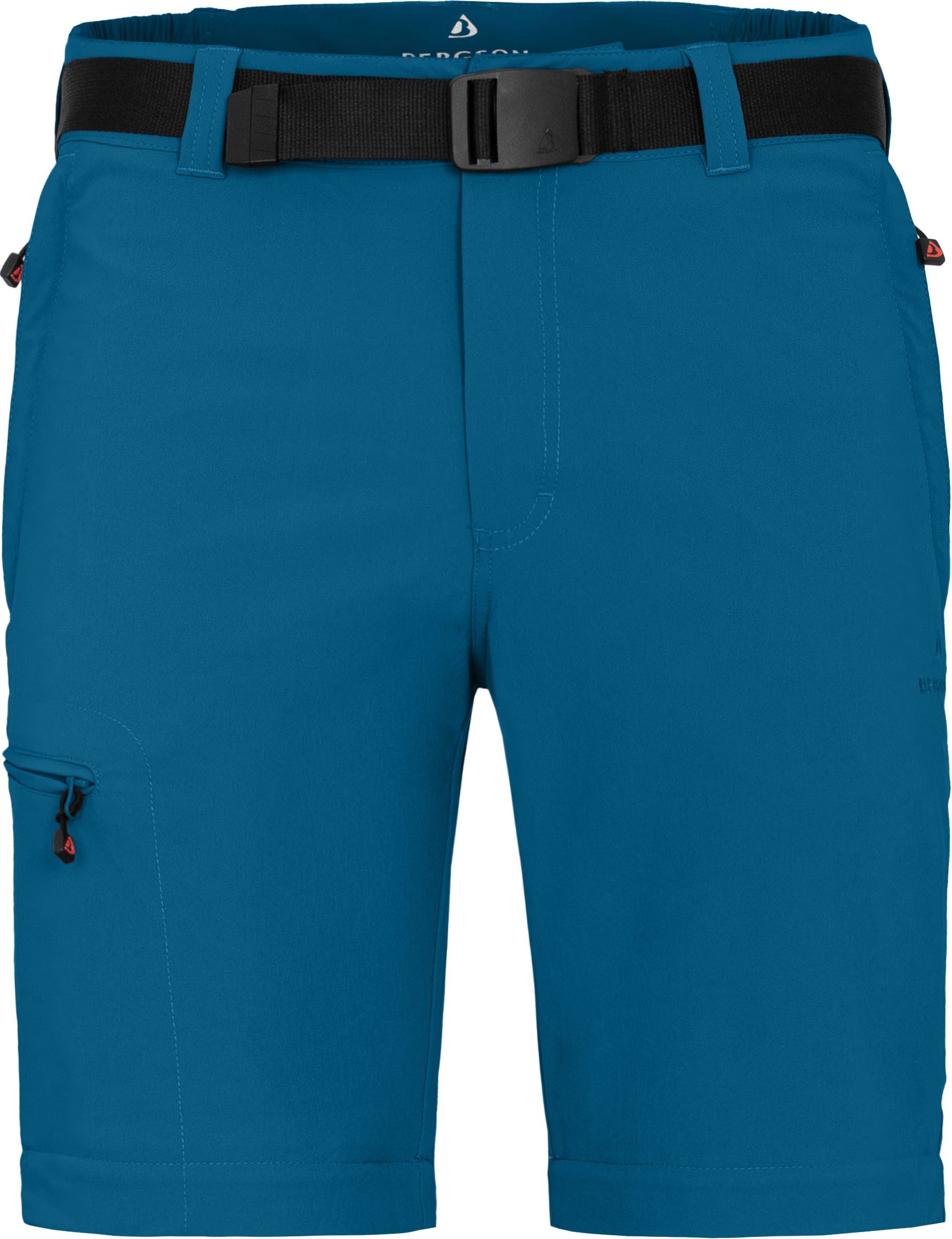 Bergson Outdoorhose BAKER ZIPP-Off Herren Wanderhose, vielseitig, pflegeleicht, Normalgrößen, Saphir blau