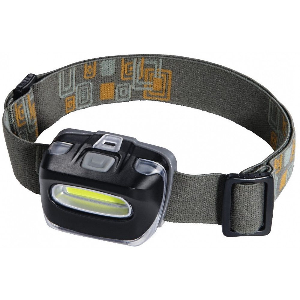 Hama Taschenlampe Hama LED-Stirnlampe COB 110 grau/orange/schwarz (Lampen, außer Gasentladungslampen)