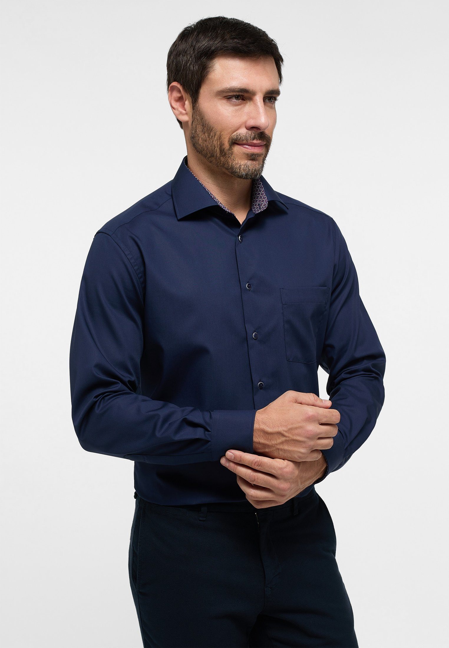 Eterna Langarmhemd MODERN FIT NON IRON (bügelfrei) günstig online kaufen
