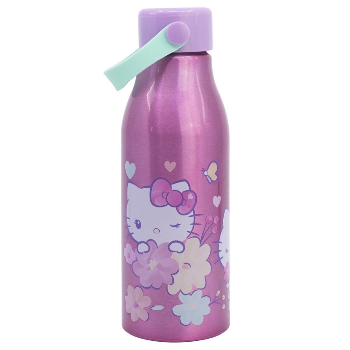 Hello Kitty Trinkflasche Hello Kitty Aluminium Flasche 760ml Ideal für junge Abenteurer