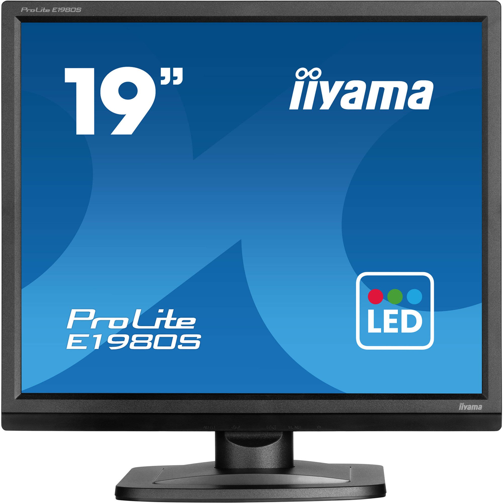 Iiyama iiyama ProLite E1980S-B1, LED-Monitor, (SXGA, TN, TFT-Monitor (1280 x 1024 px)