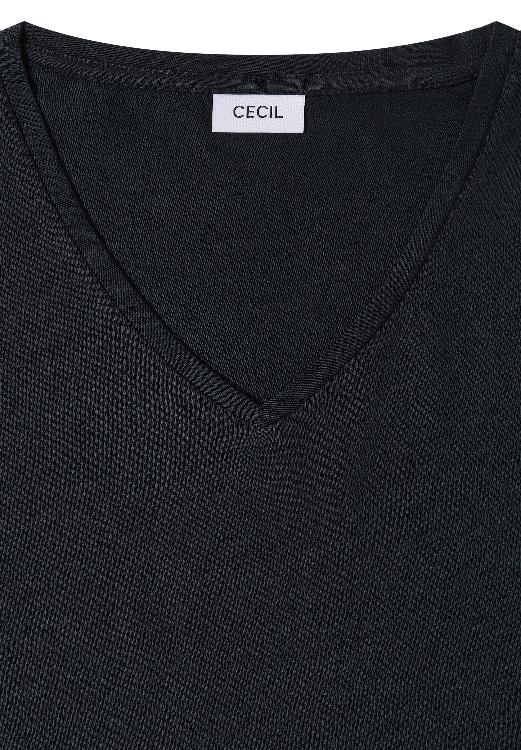 CECIL V-Shirt mit femininem V-Ausschnitt – Bild 5 von 5