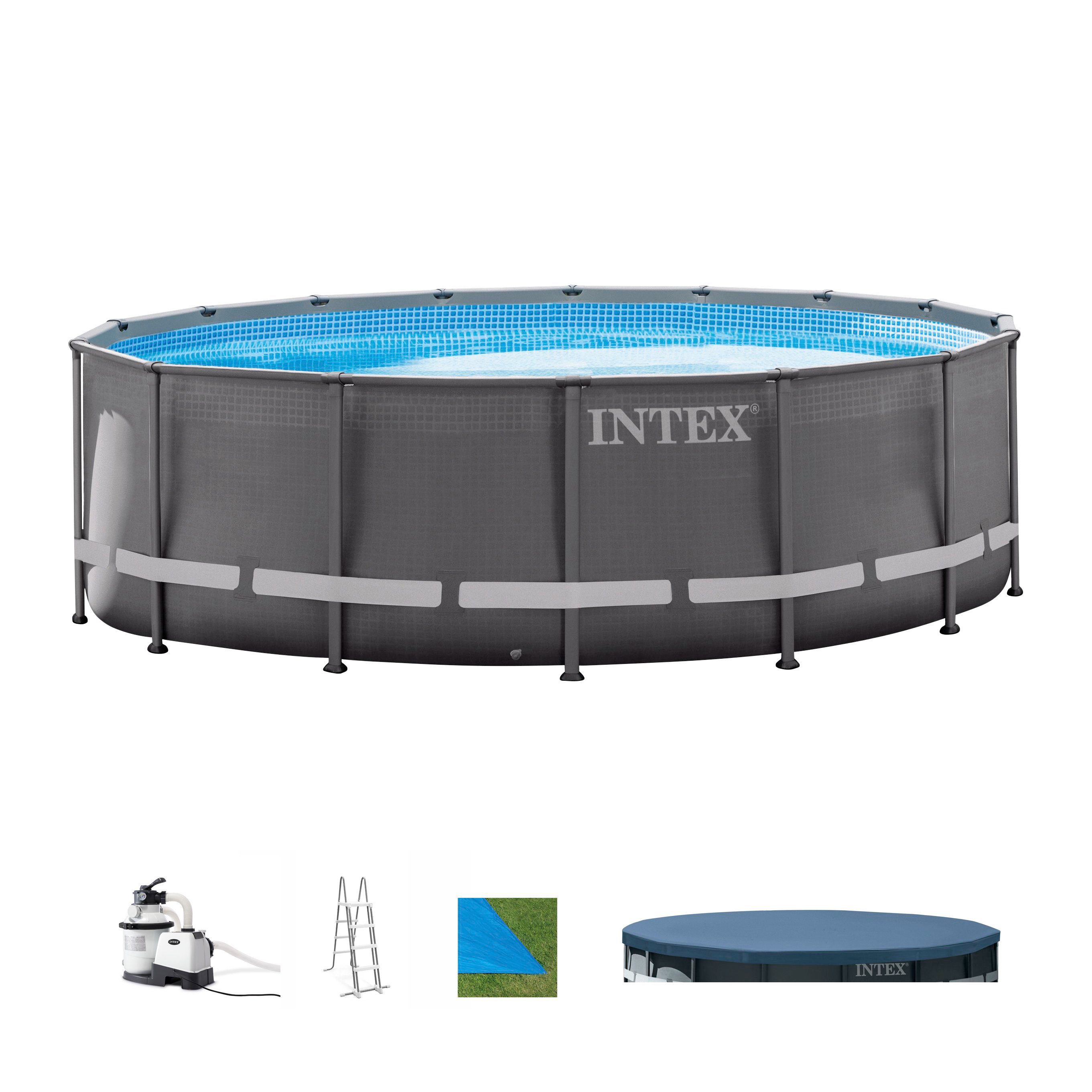 Intex Framepool Intex Frame Pool Set Ultra Rondo XTR 488 x 122 cm (Frame  Pool Set Ultra Rondo XTR Ø 488 x 122 cm)