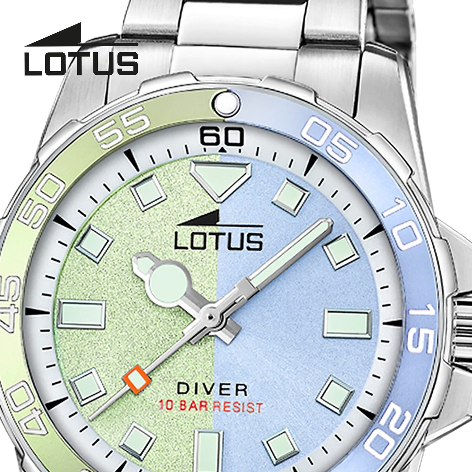 Lotus Chronograph Lotus Damenuhr Edelstahl silber günstig online kaufen