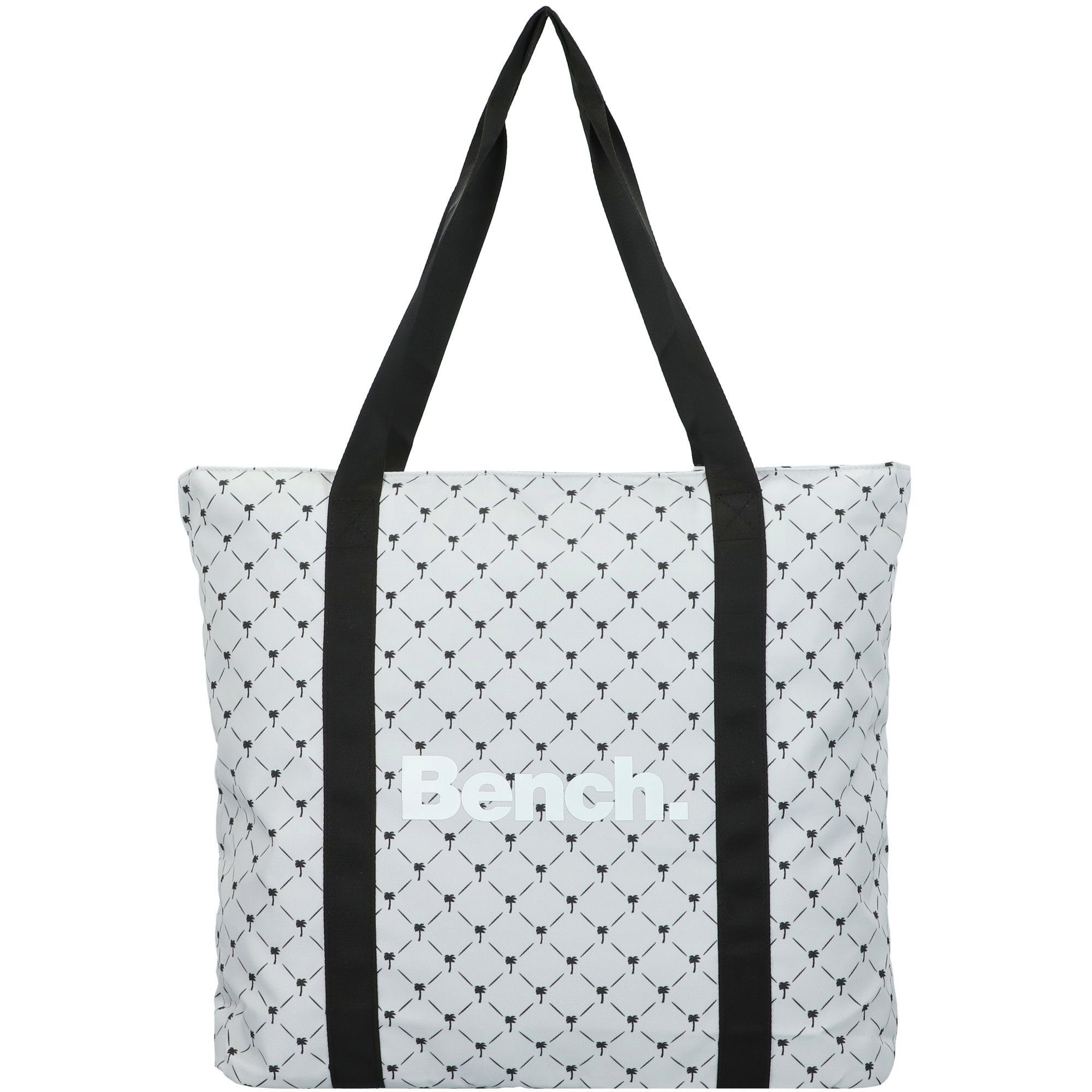 Bench. Shopper city girls, Nylon hellgrau/schwarz