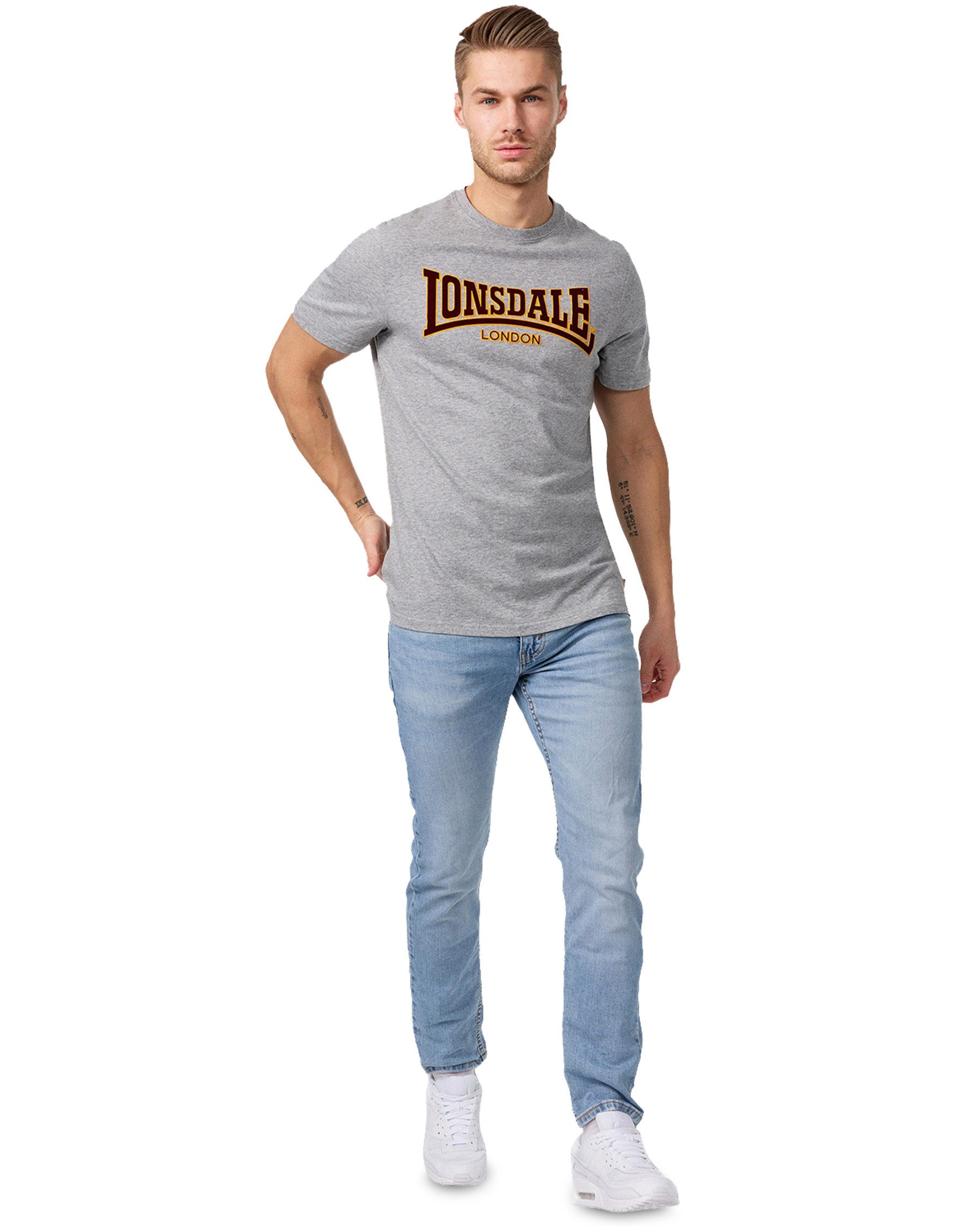 Lonsdale T-Shirt Classic (Packung, 1-tlg., 1er-Pack) aus Baumwolle