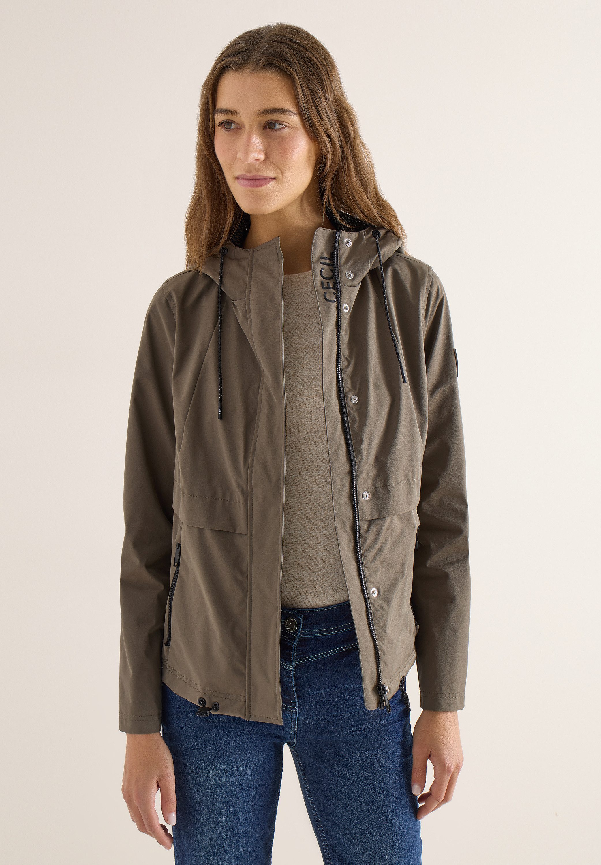 CECIL Windbreaker mit Kapuze