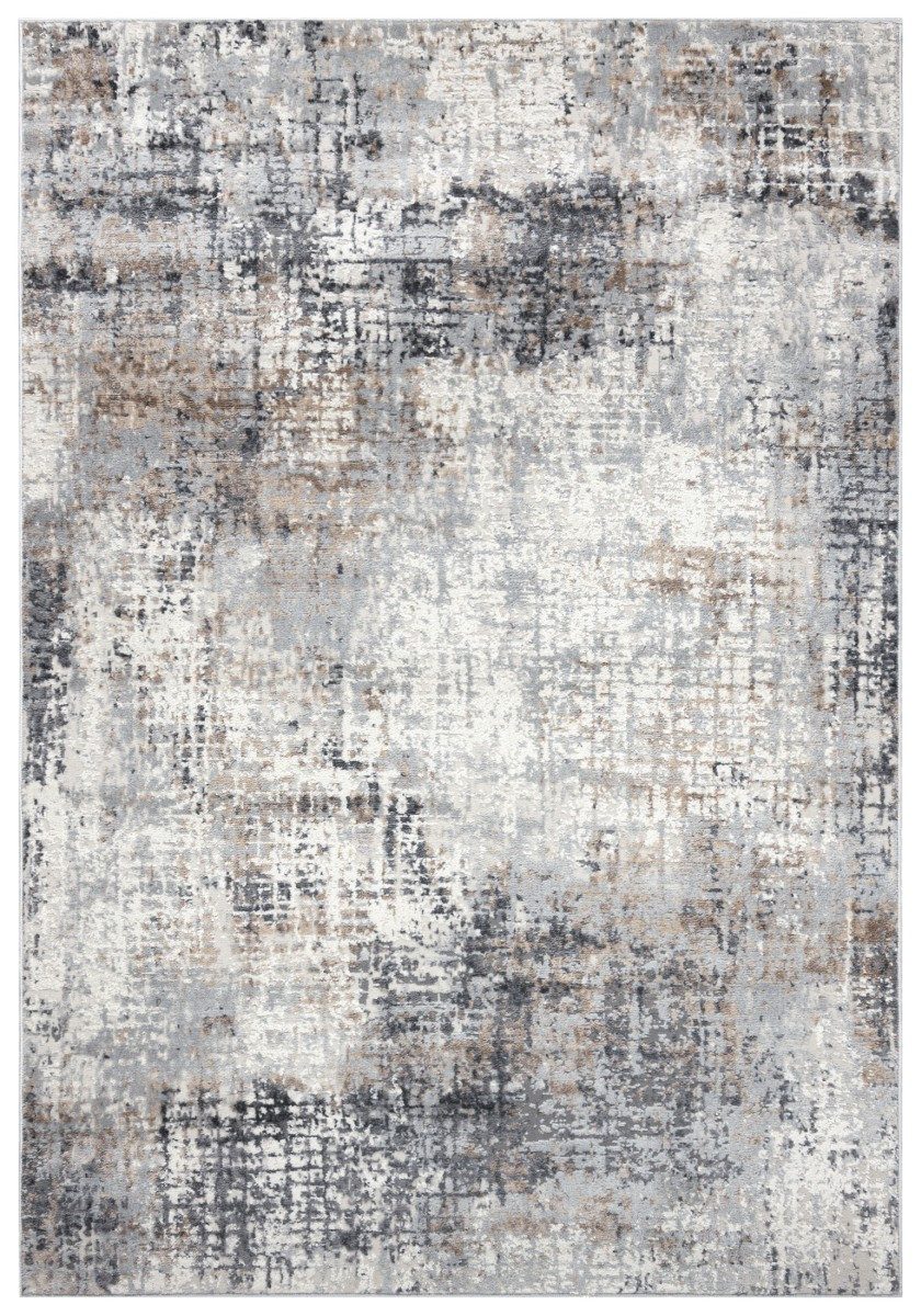 Mazovia Teppich Modern Abstrakt Beige Creme Wohnzimmer, Schlafzimmer, Esszimmer, Büro, Fußbodenheizung