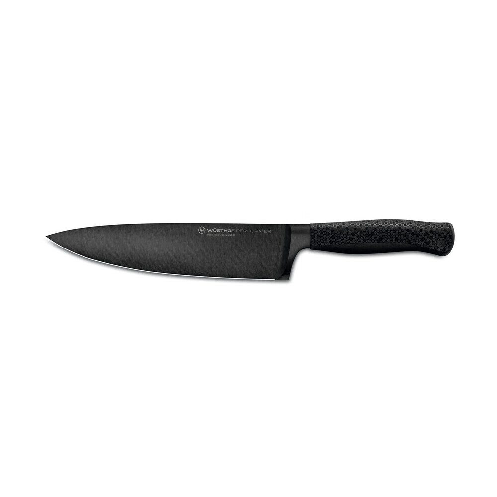 WÜSTHOF Kochmesser Kochmesser 20 cm Performer schwarz, Kochmesser, 31,90cm, glasfaserverstärktes Polyamid, schwarz
