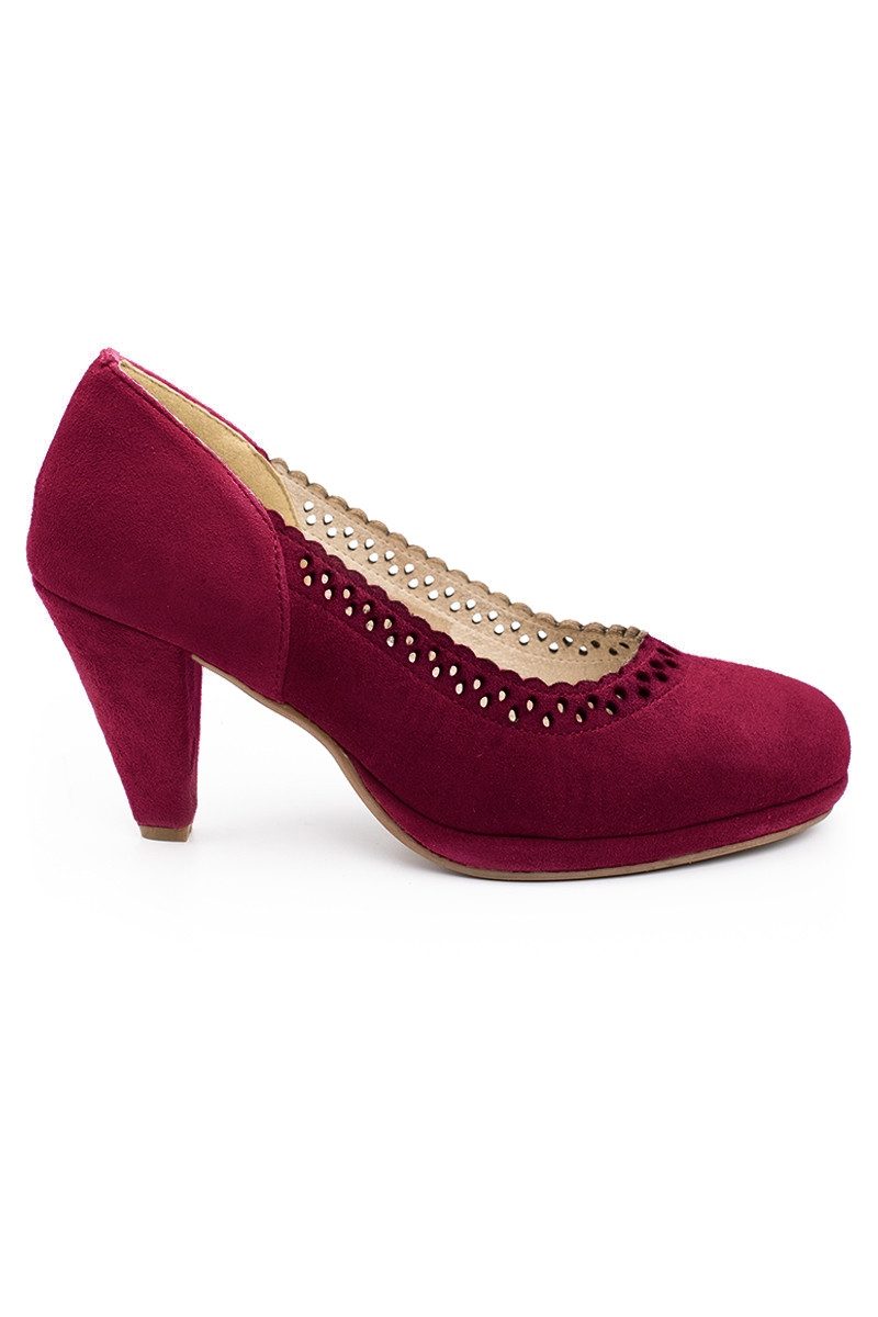 Hirschkogel Trachtenpumps - DOROTHEA - bordeaux Pumps