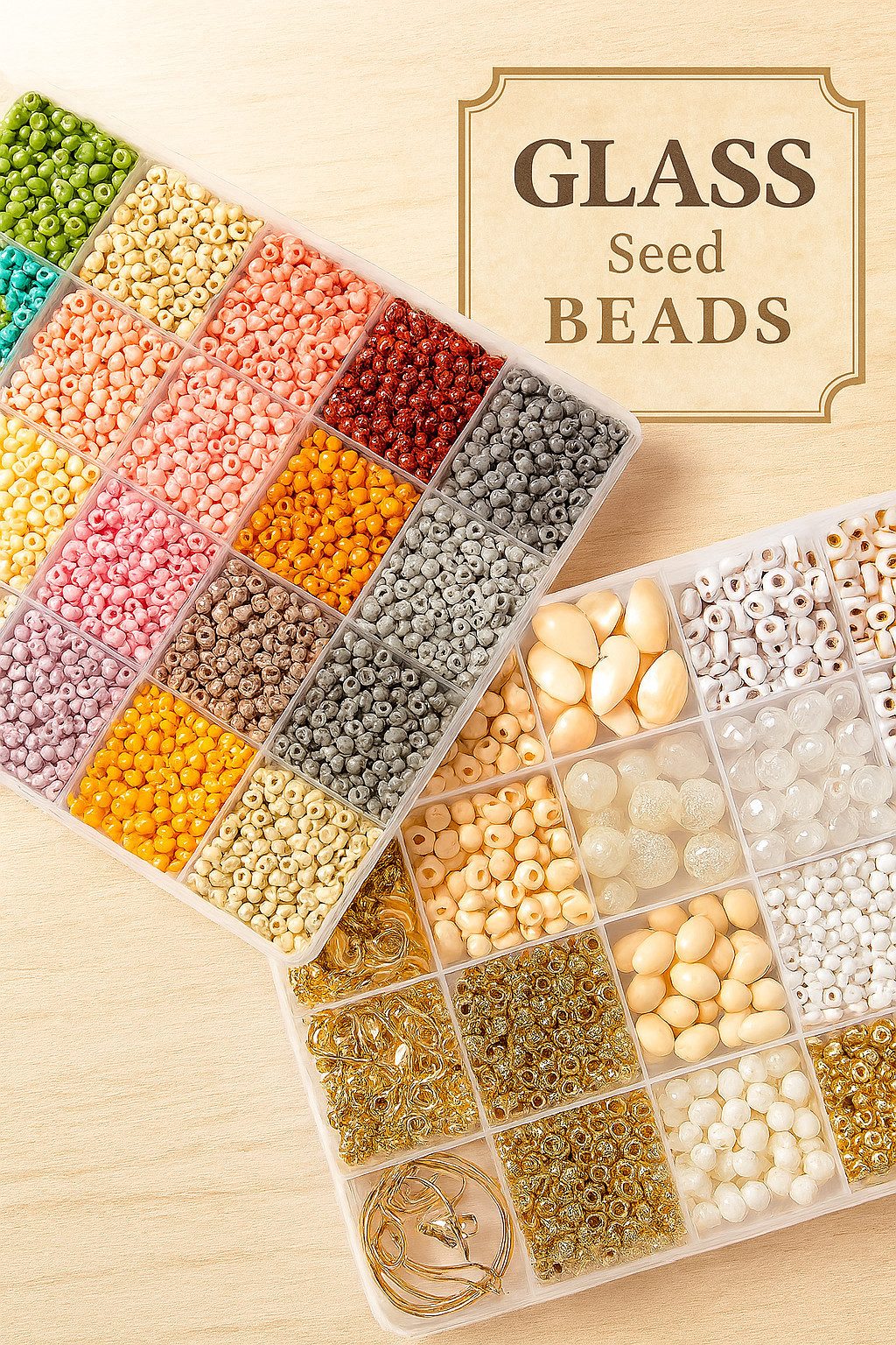 SUOOMAC Perlenarmband Set 3mm Schmuck Bastelset – Perlenbox mit Buchstaben & Aufbewahrungsbox (Kreatives Schmuck Bastelset mit Aufbewahrungsbox und Zubehör, 5000-tlg., Komplettes DIY Bastelset mit 24 Farben, Buchstaben- & Holzperlen), 24 Farben Perlen Set mit Buchstaben & Holzperlen