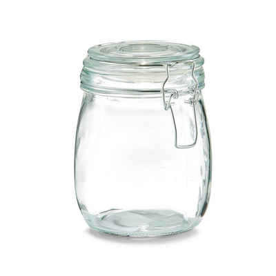 Zeller Present Vorratsglas Vorratsglas mit Bügelverschluss 750 ml, Glas, (Stück, 1-tlg), Vorratsdose Lebensmittelaufbewahrung