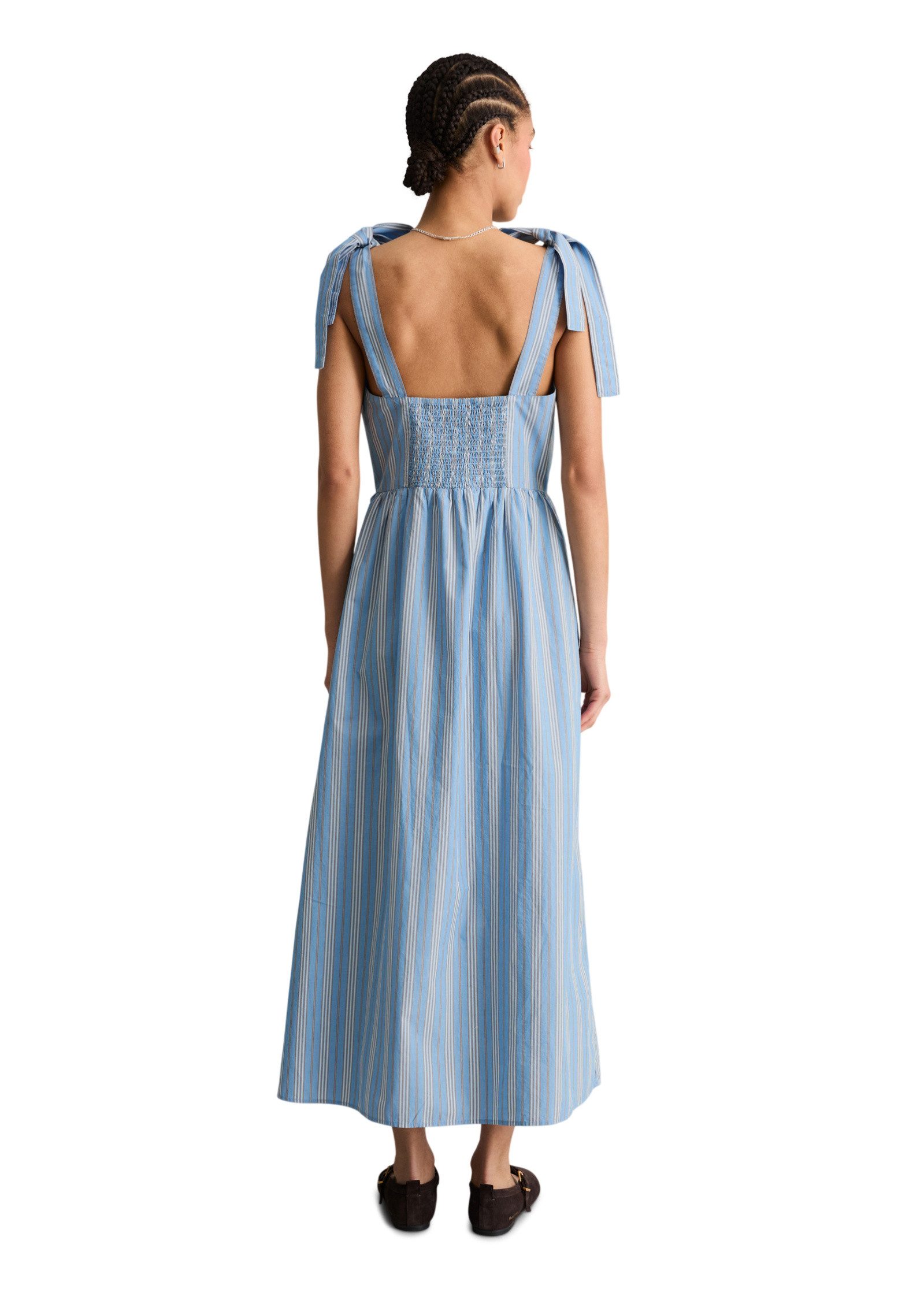 Marc O'Polo DENIM Maxikleid aus Papertouch-Popeline
