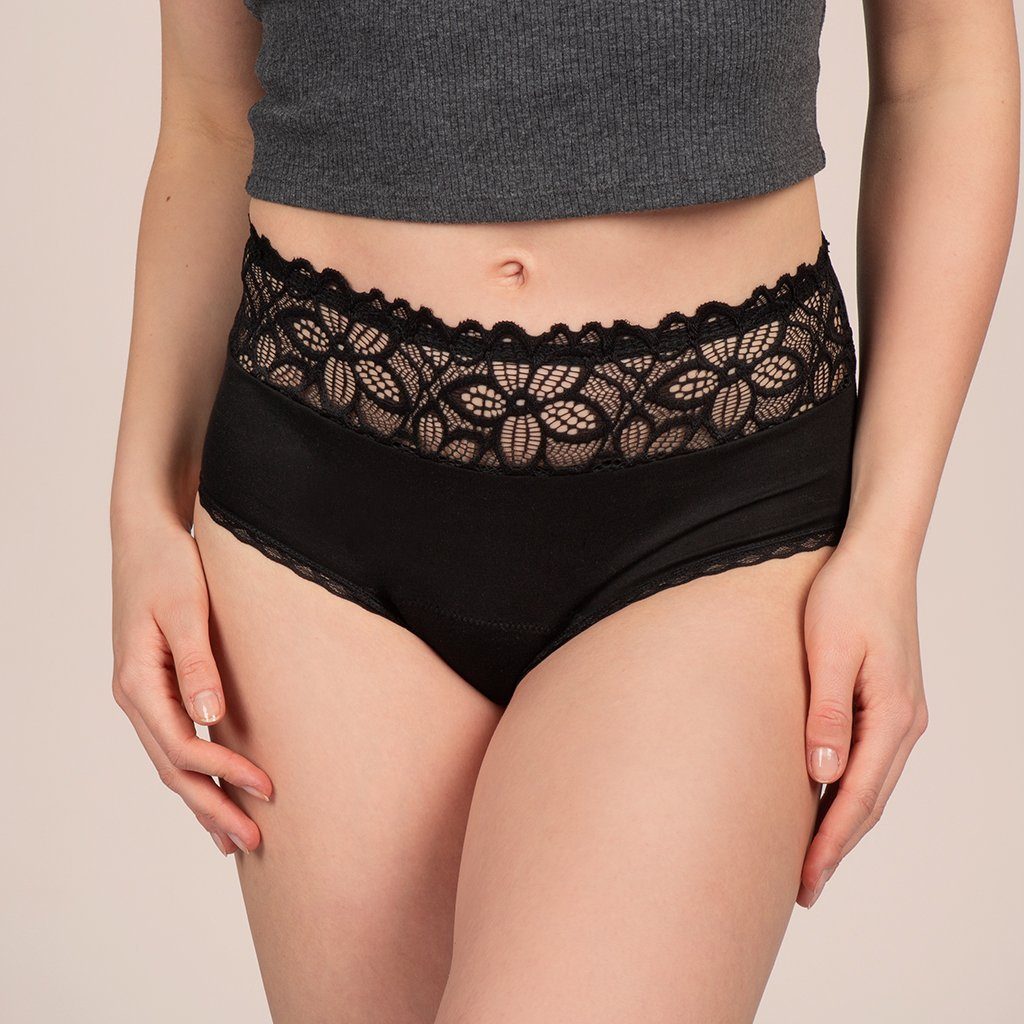 Taynie Inkontinenzslip Deluxe extra stark Inkontinenzunterwäsche / Inkontinenzslip aus Bio Baumwolle