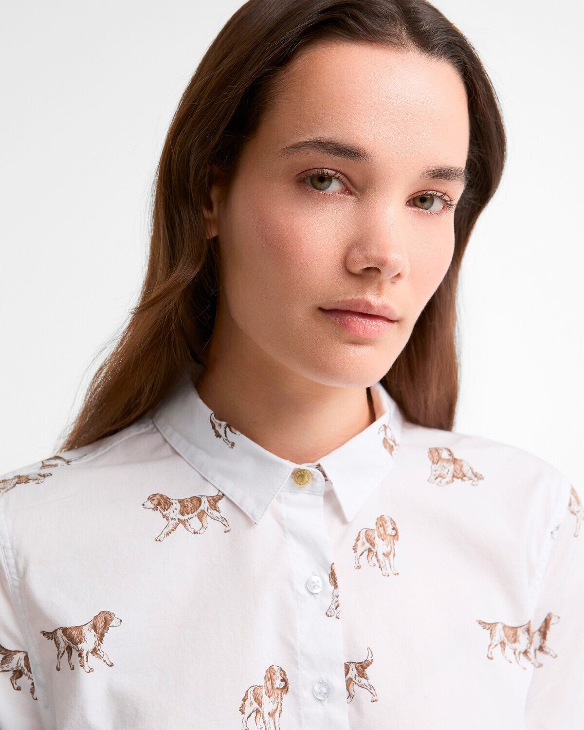 Barbour Druckbluse Bluse Brambles