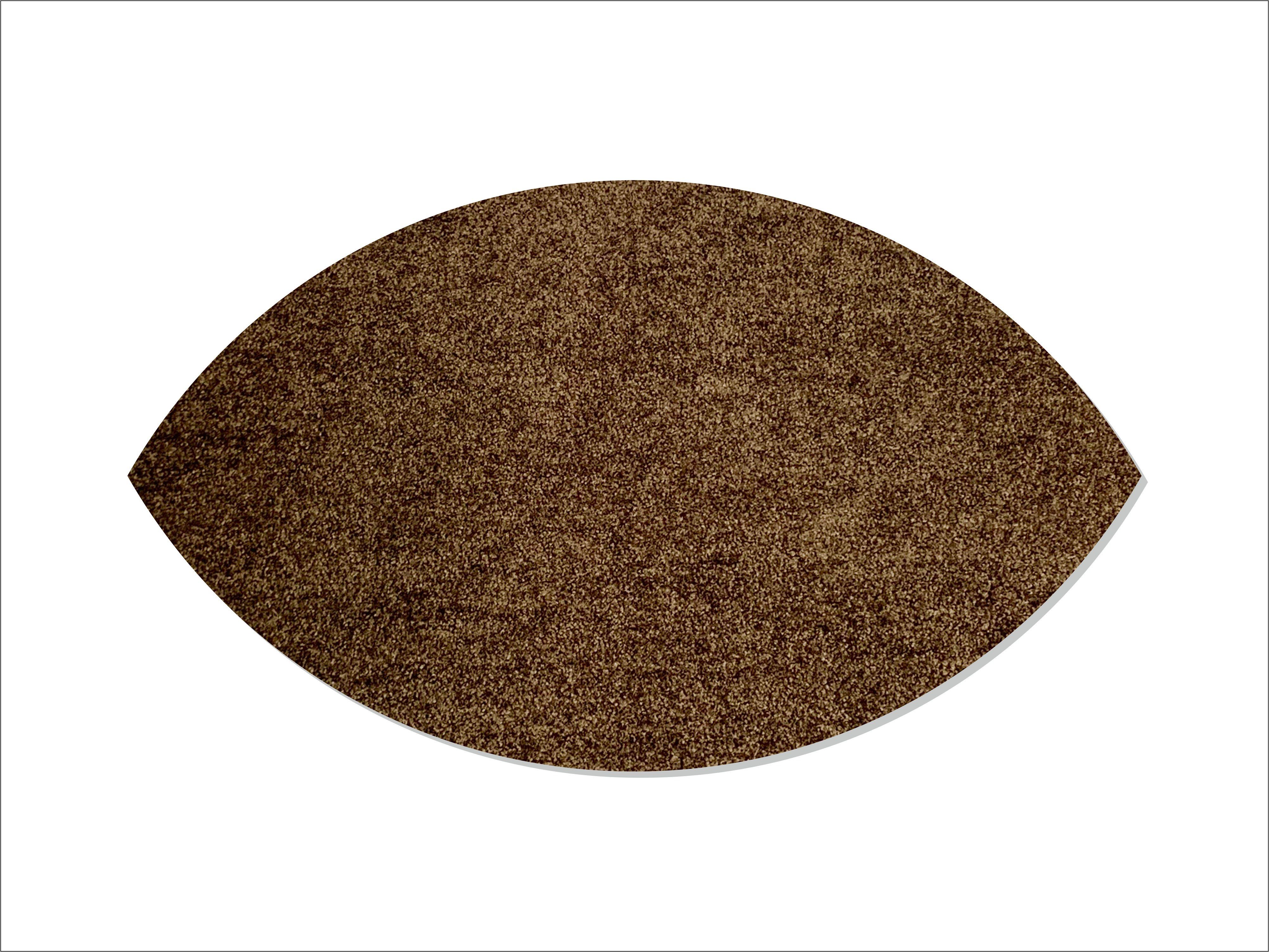 Keilbach Designprodukte Fußmatte leaf 145 x 85cm, blattförmig, Höhe: 9 mm, waschbar, rutschfest, dünn, dichtgewoben, robust